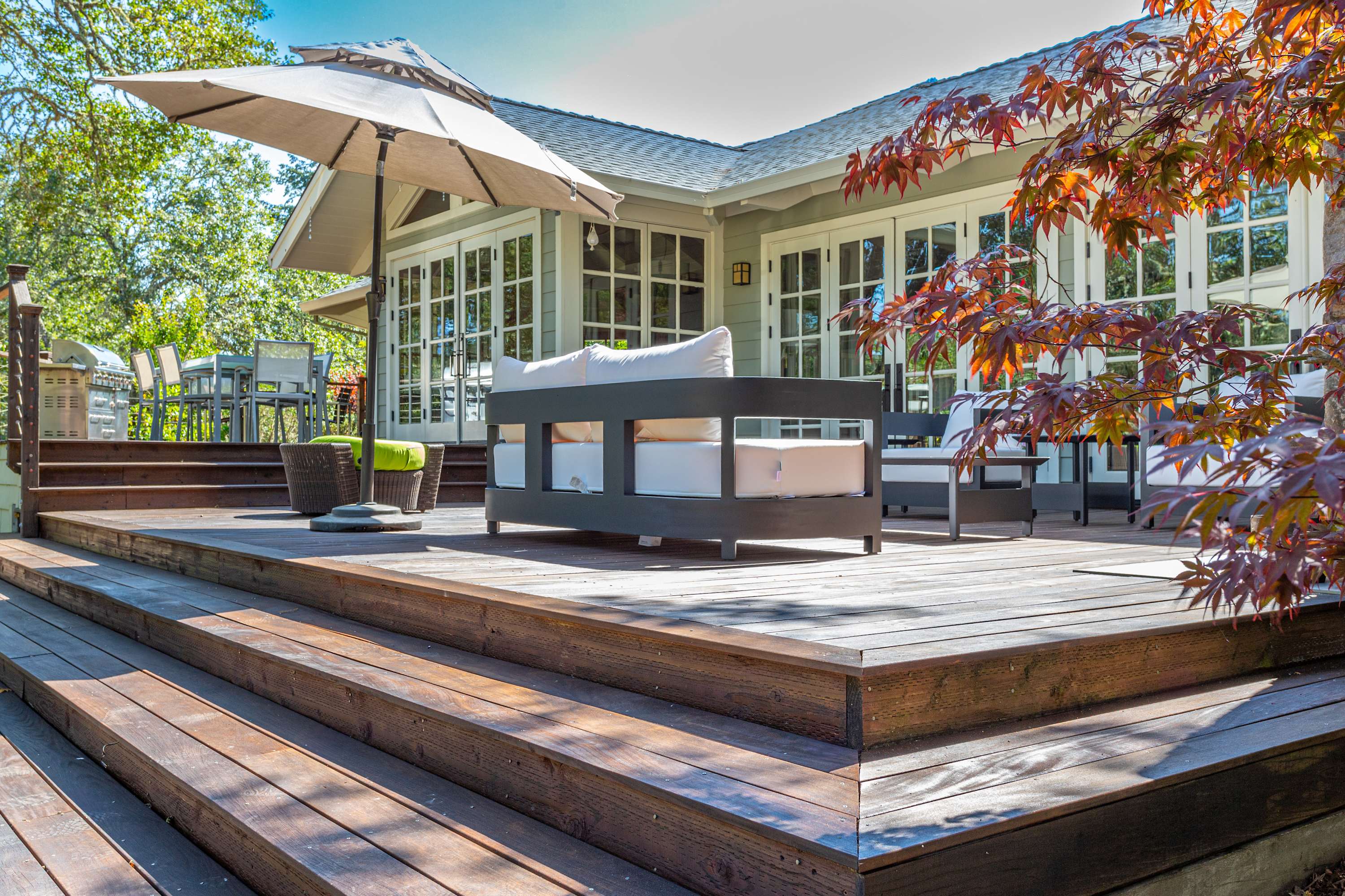 10 Acre Estate with Views, Teahouse, and Pickleball Court