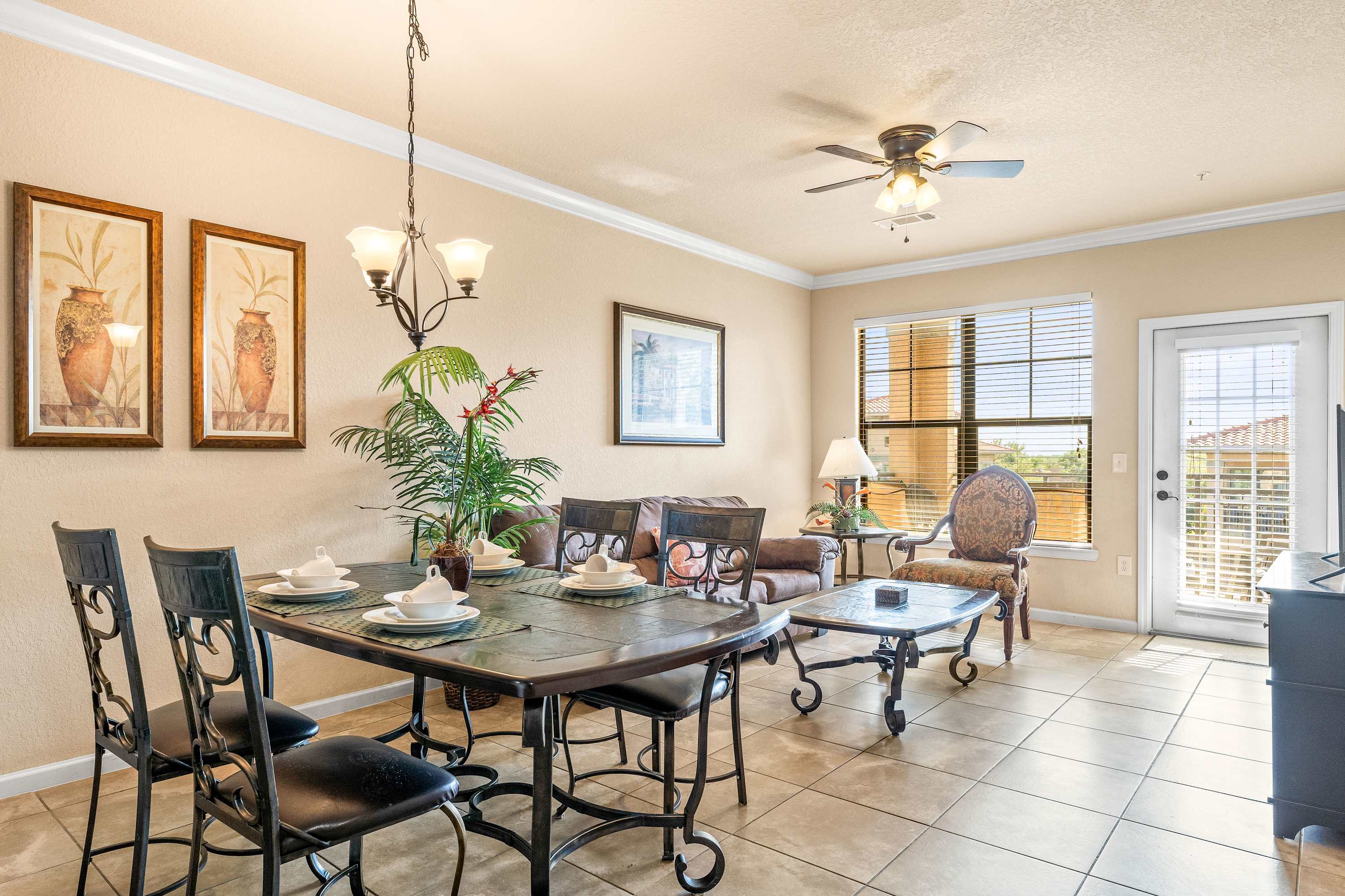 Make mealtime memories together at the dining table, seating 4​