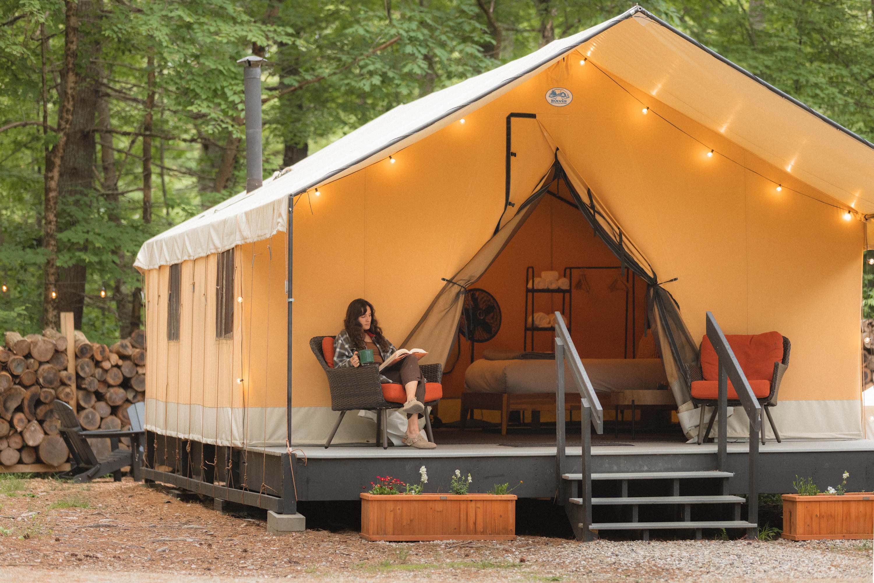 Large, luxurious glamping tent - 11 โ Freeport, ME โ vacation rental