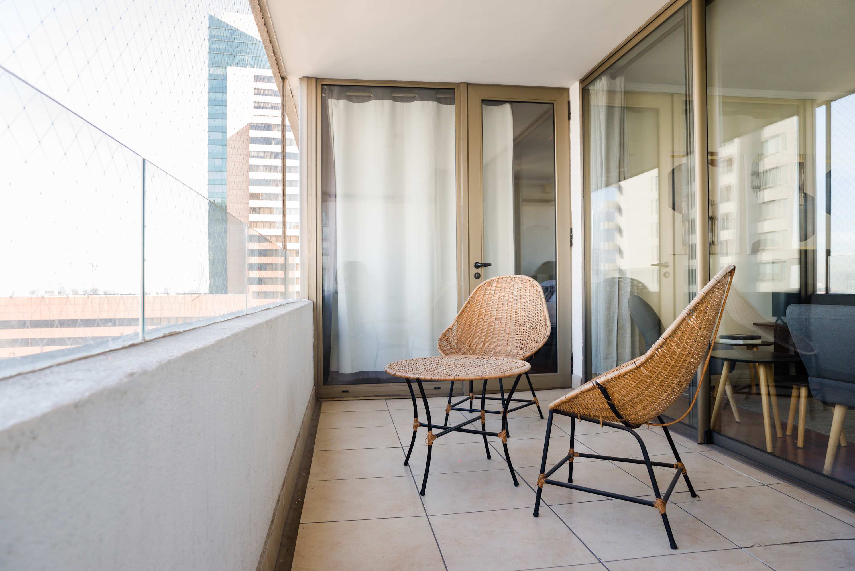 Relax on your private balcony with stunning city views, perfect for morning coffee or evening relaxation.