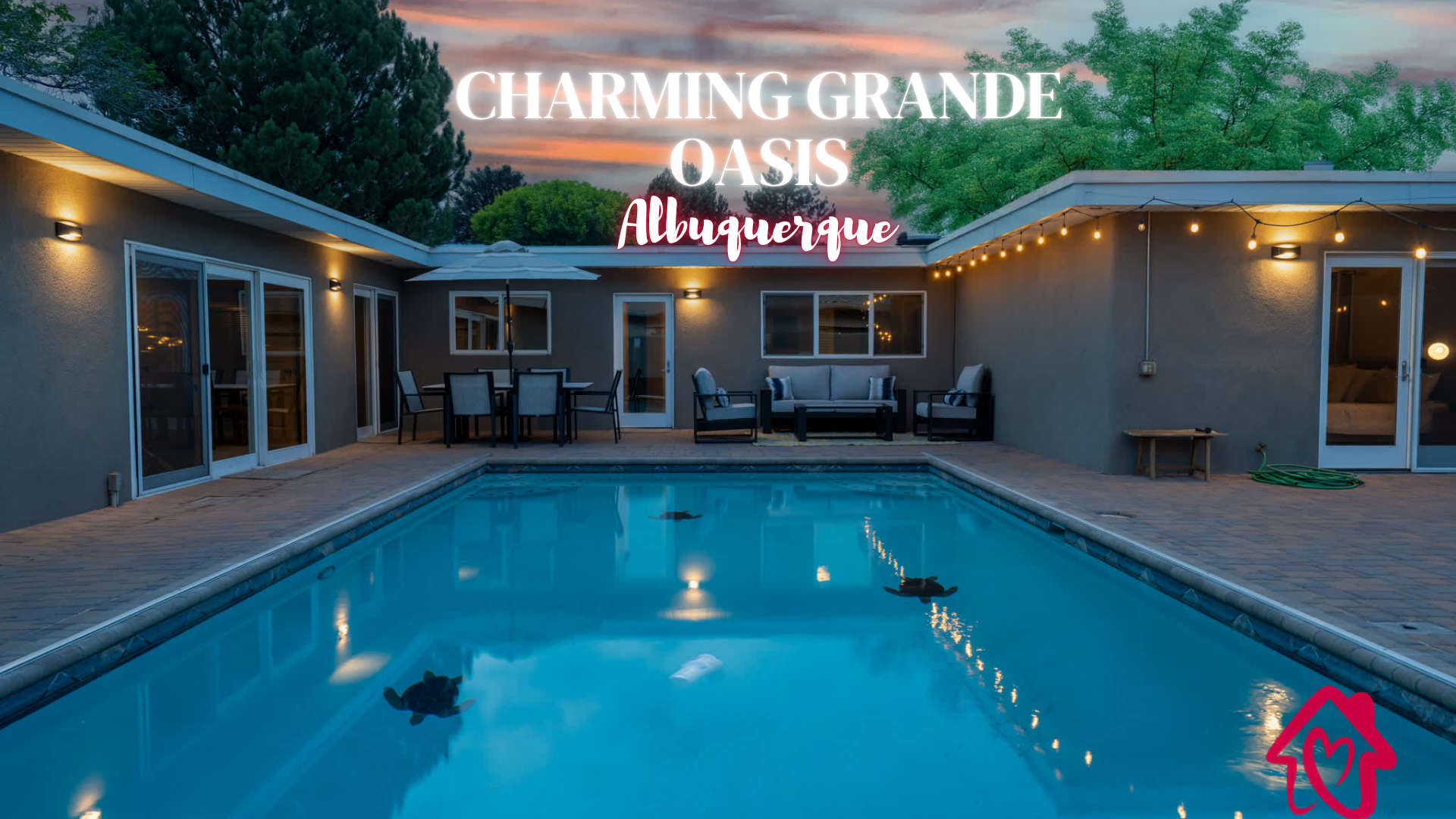 Charming Grande Oasis Heated Pool- An Irvie Home — Albuquerque, NM — vacation rental