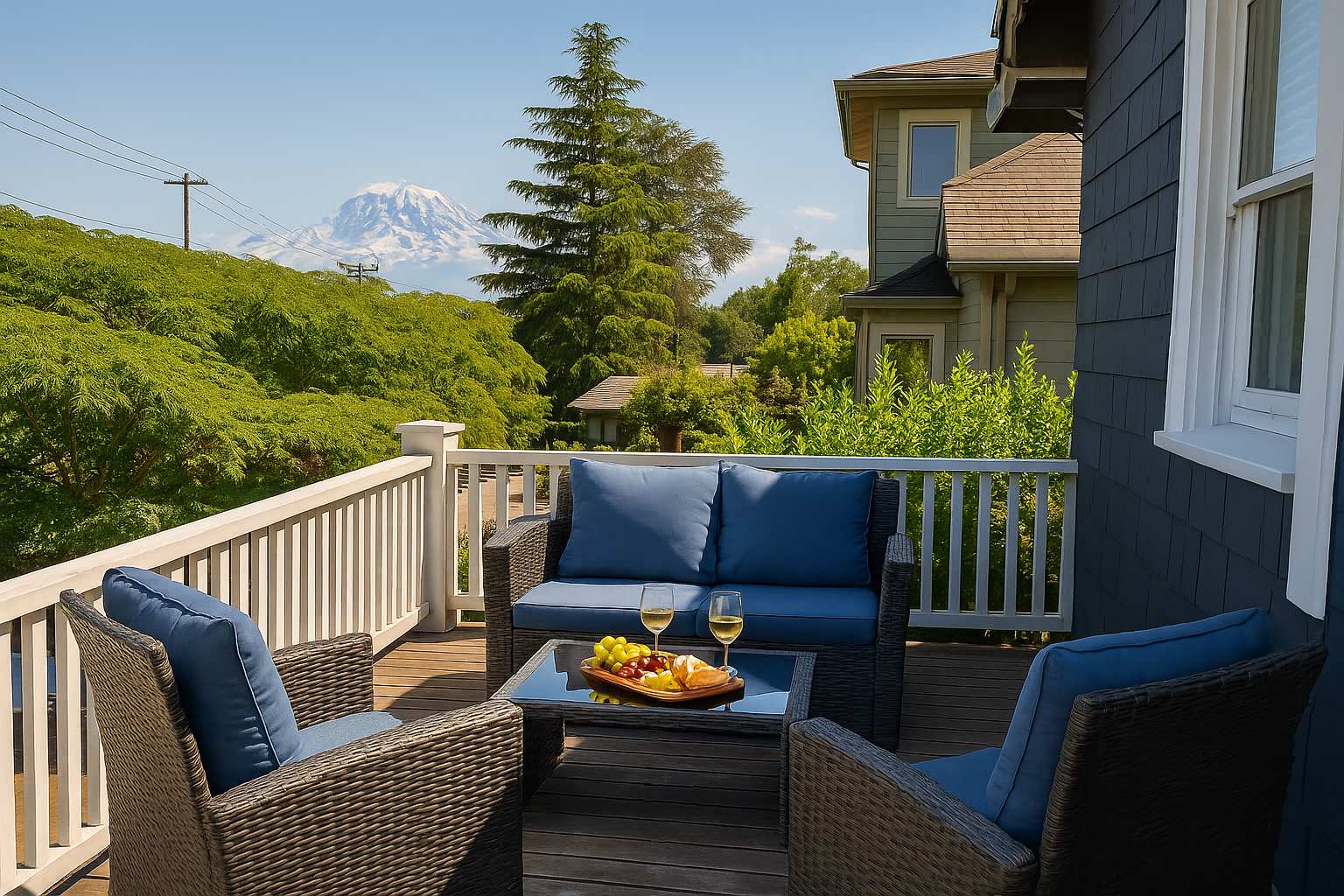 Sunny Seattle Home Mt Rainier, UW Steps Away