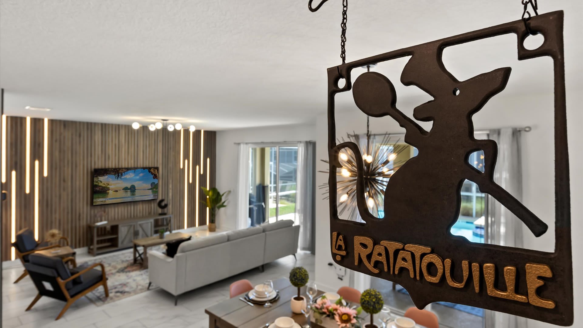 Living Area with Modern Furnishings