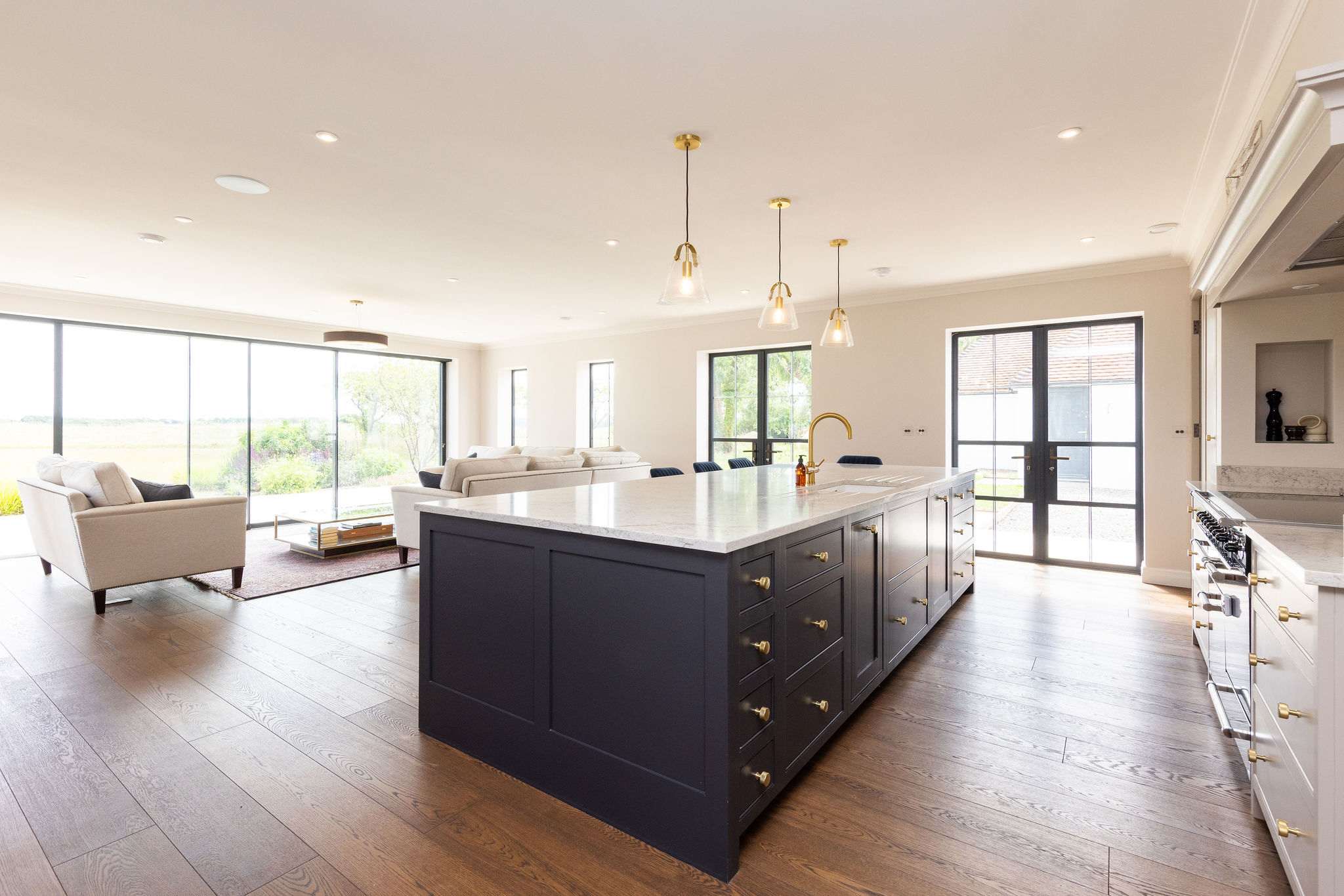 Bright and spacious with sweeping garden views