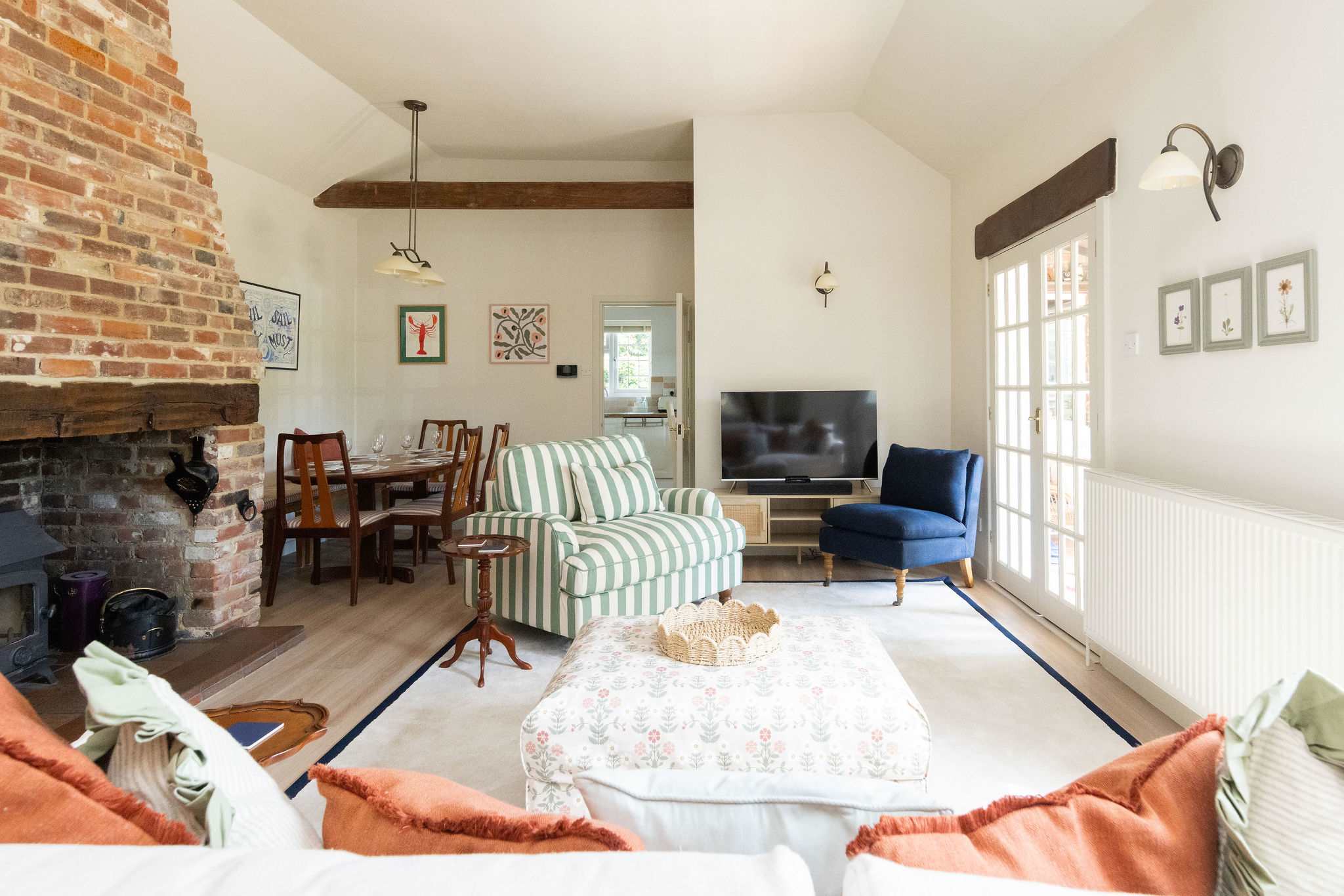 The lounge offer a dreamy sofa to sink in to, comfy armchairs for reading and garden views.