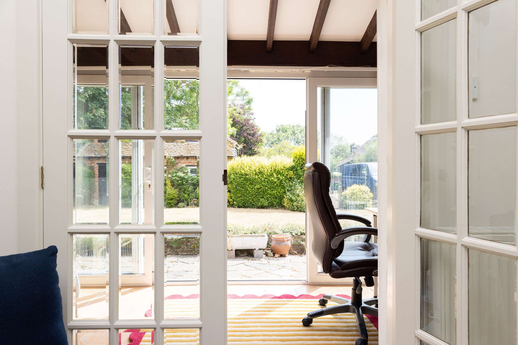 A dedicated workspace for those looking to catch up on a bit of work or study during their stay.