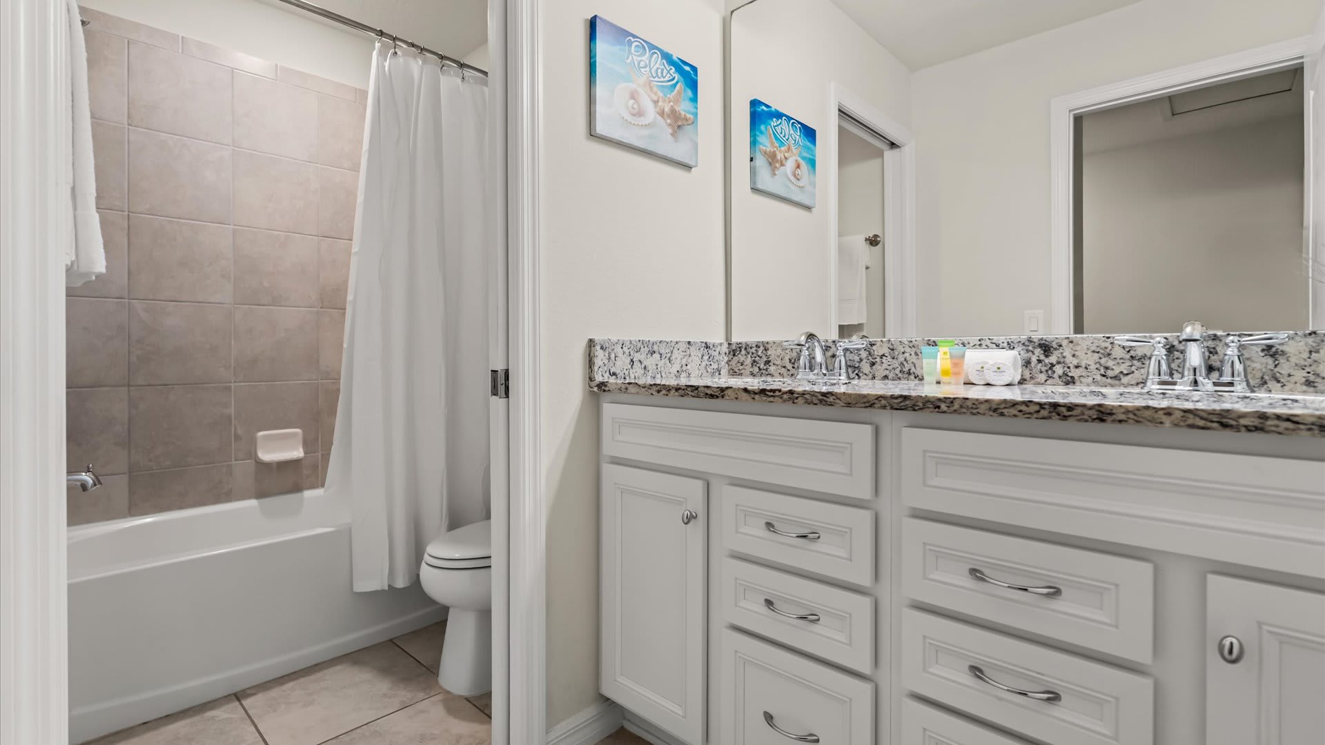 Full Bathroom with Combined Bathtub and Shower