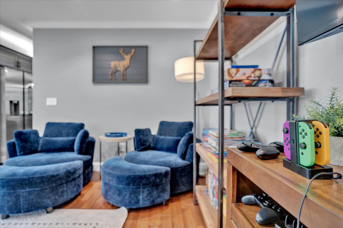 Comfortable Reading Nook and Conversation Area