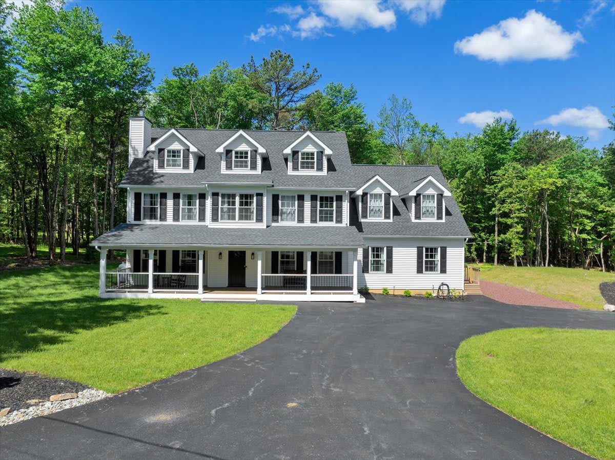 Private Driveway with Beautiful Landscaped Grounds