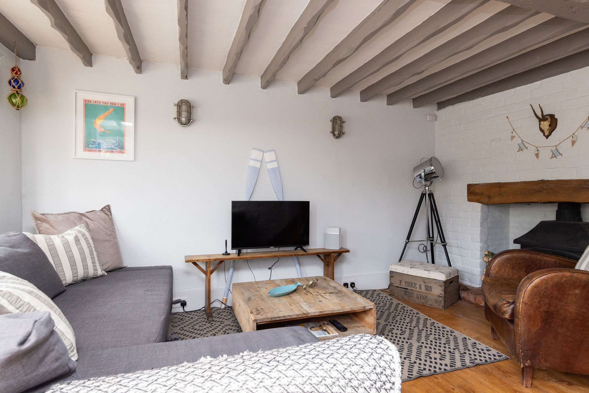 Settle down to watch your favourite TV shows or film on the smart tv.