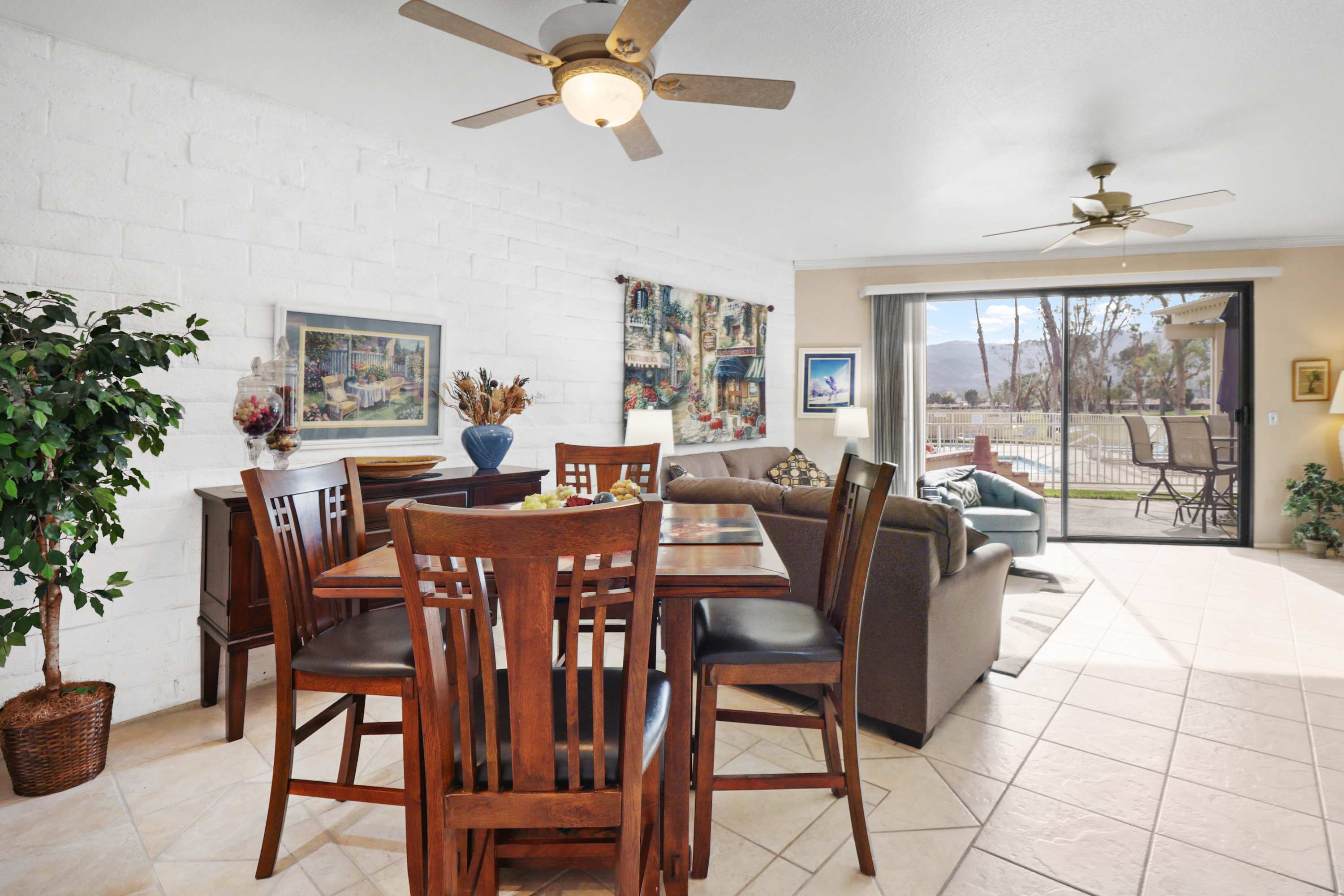 2BR 2BA Charming Cathedral City Condo with Territorial Views 3