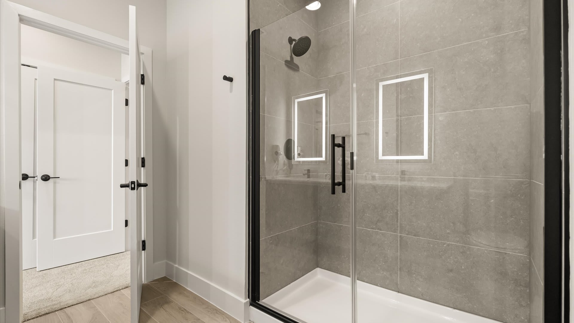 Spacious Standing Shower 