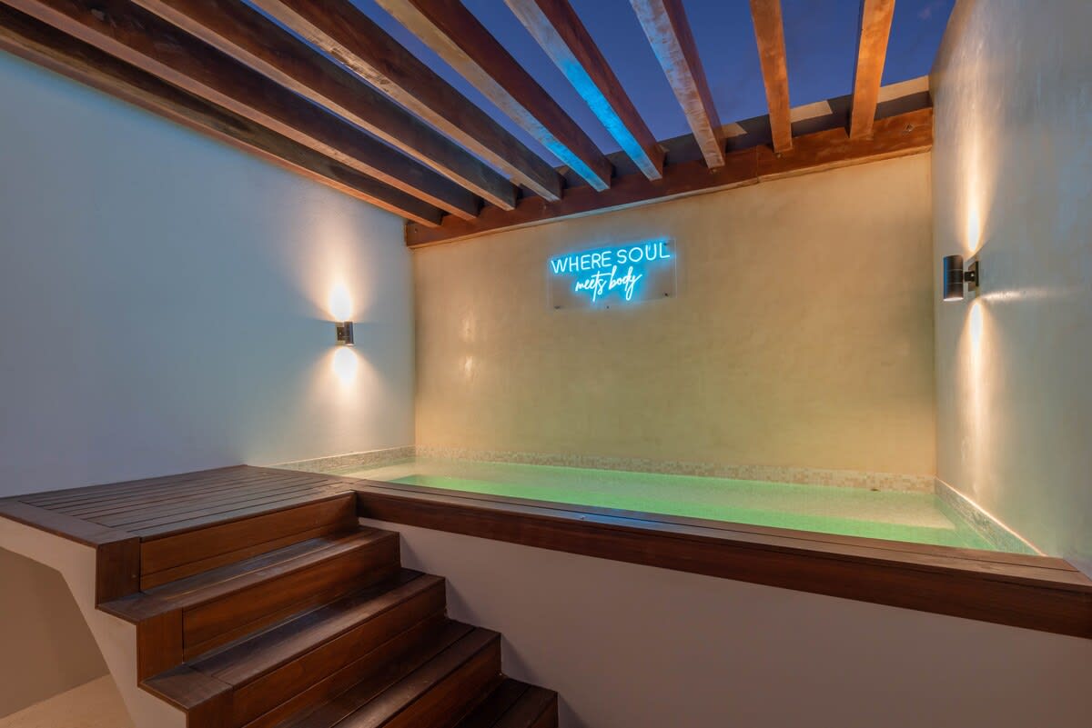 Private terrace with plunge pool