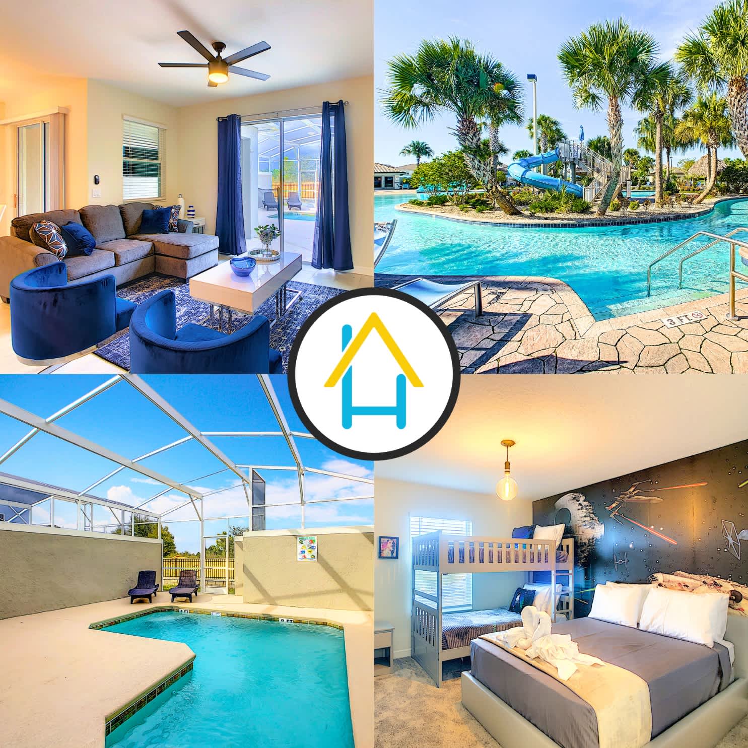 Amazing Hideaway/ Private pool & Themed Rooms — Four Corners, FL — vacation rental