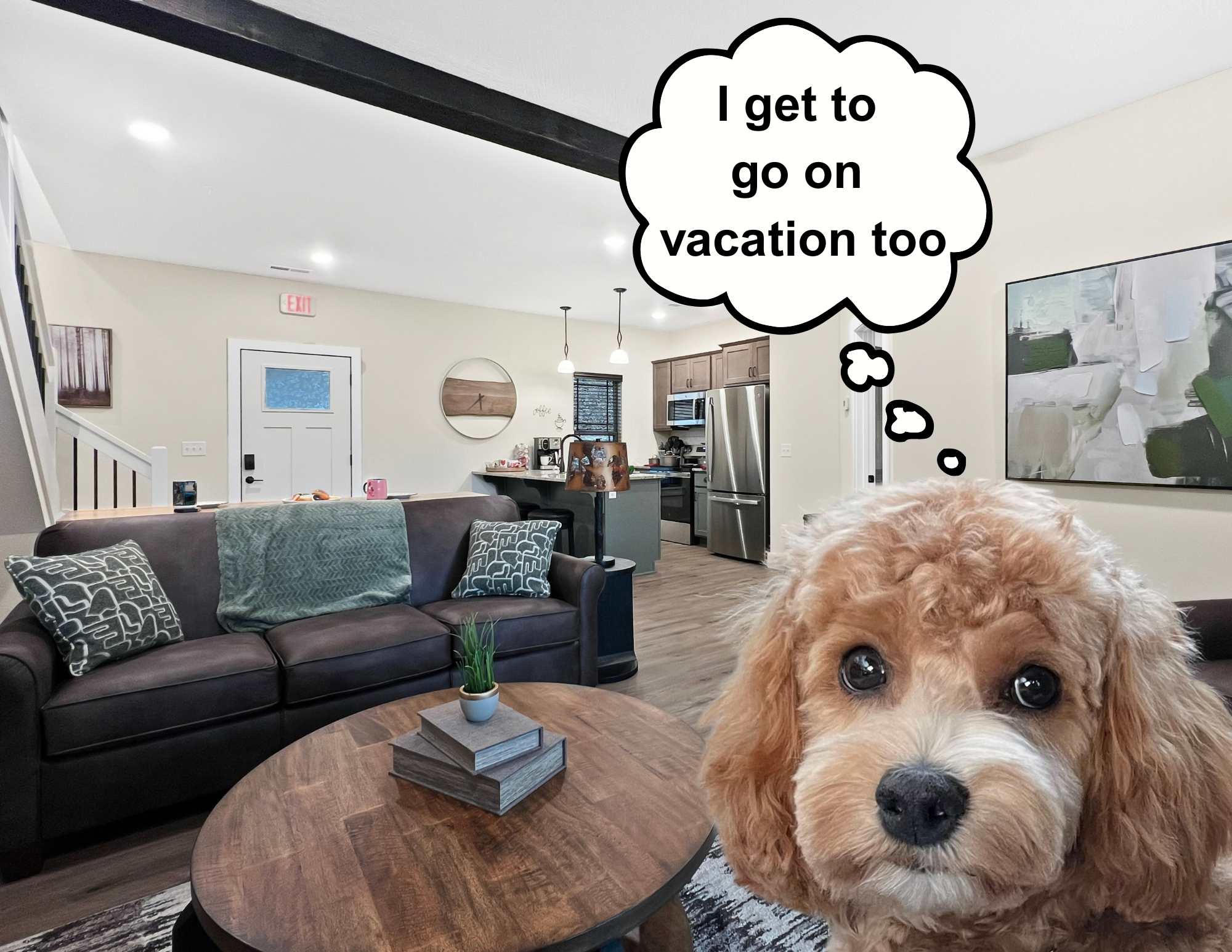 We love hosting furry friends! 🐾 Please help us keep Wooded Wonder pet-friendly by cleaning up after your pet, keeping them off furniture unless covered, and not leaving them alone in the cabin (unless in a crate). Thanks for being a pawesome guest!