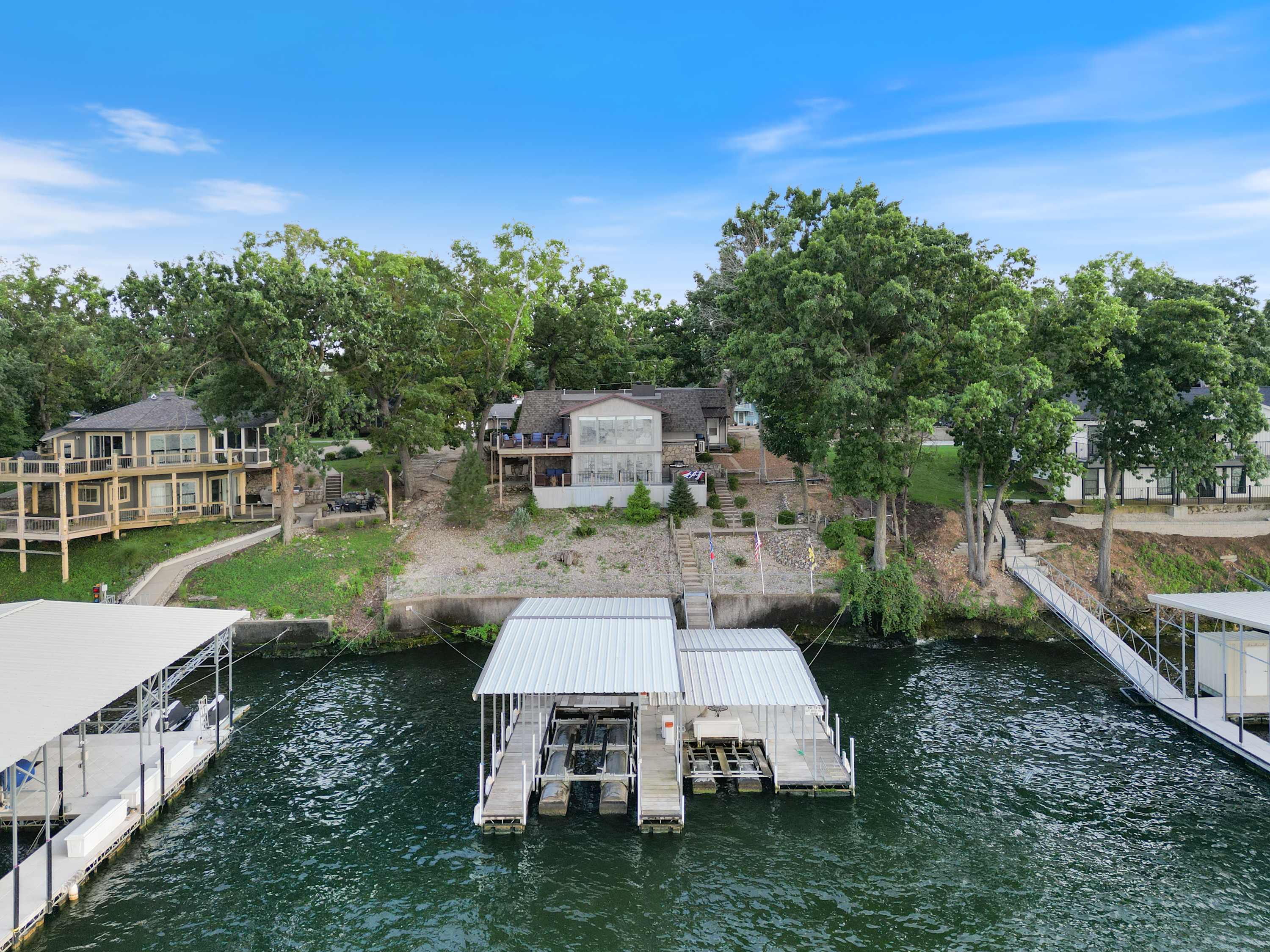 Lakefront Home Private Dock with Main Channel View — Osage Beach, MO — vacation rental