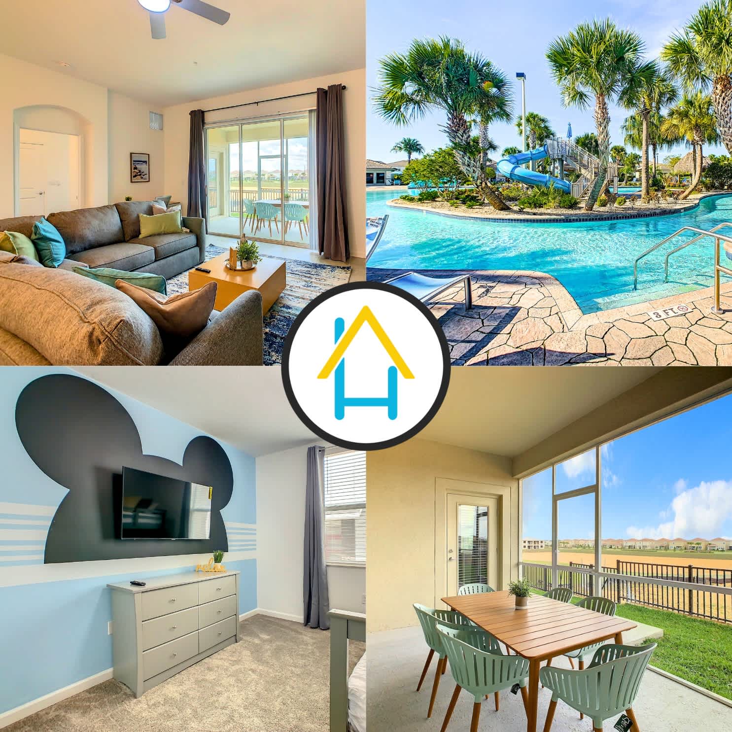 Cozy Family ThemedRoom/Waterpark/Garage — Reunion, FL — vacation rental
