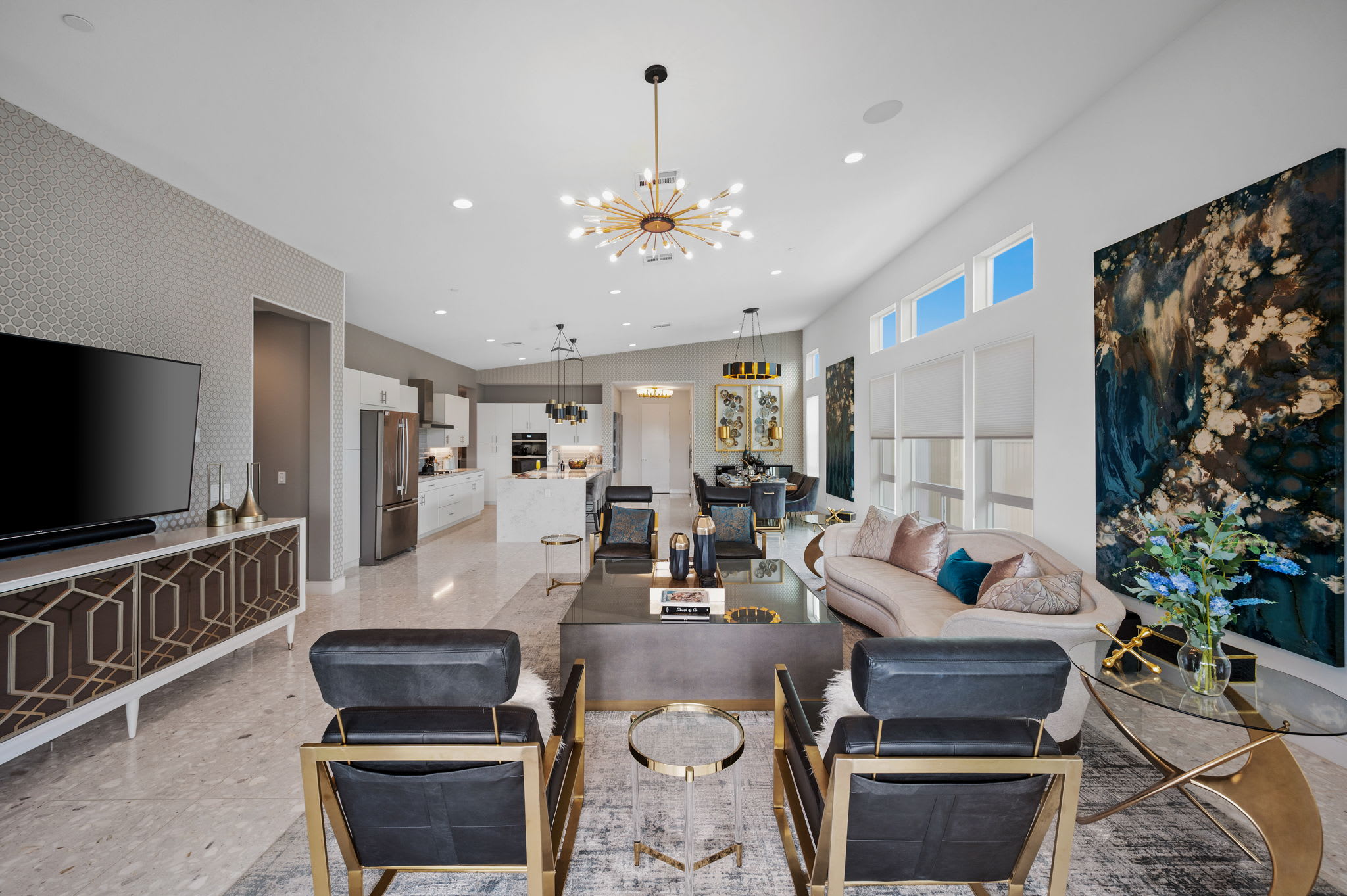 Living Room | The Dakota in Indian Wells, California by Luxus Vacation Properties