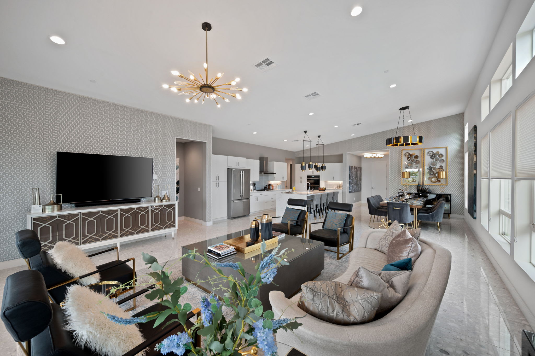 Living Room | The Dakota in Indian Wells, California by Luxus Vacation Properties