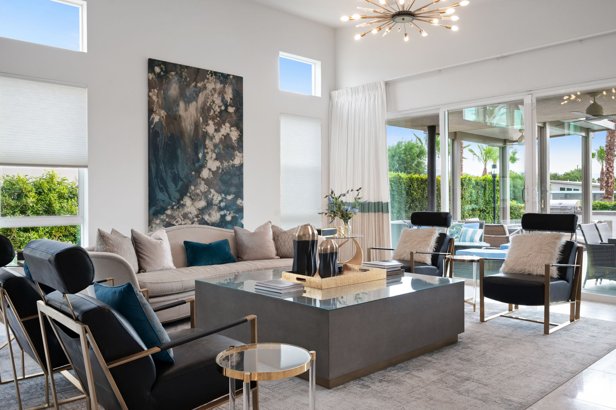 Living Room | The Dakota in Indian Wells, California by Luxus Vacation Properties