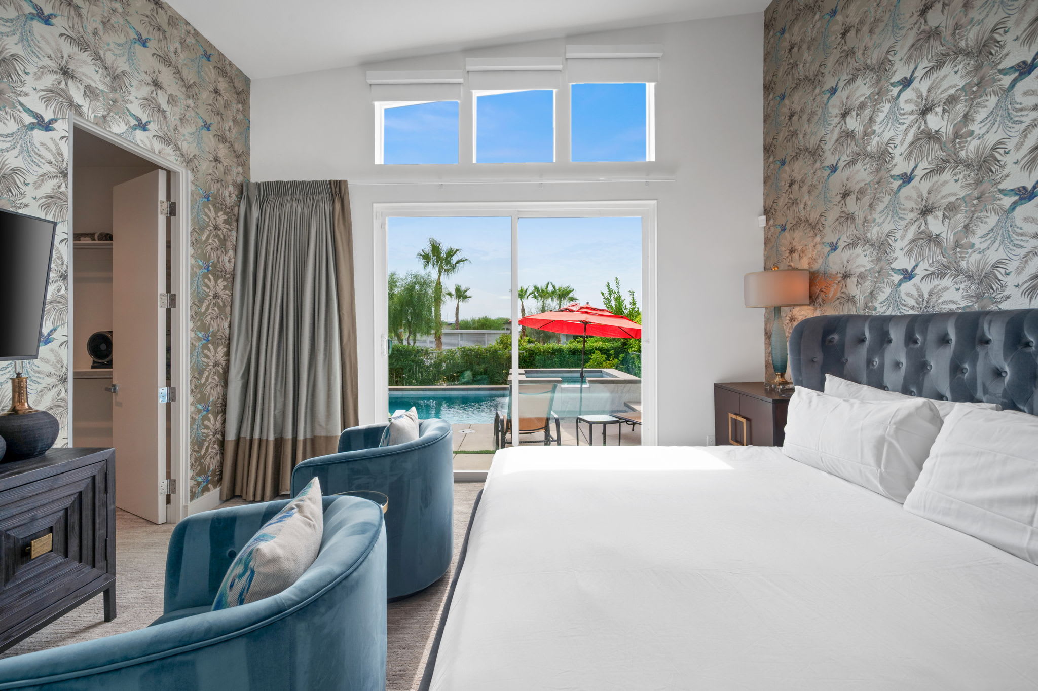 Primary Bedroom | The Dakota in Indian Wells, California by Luxus Vacation Properties