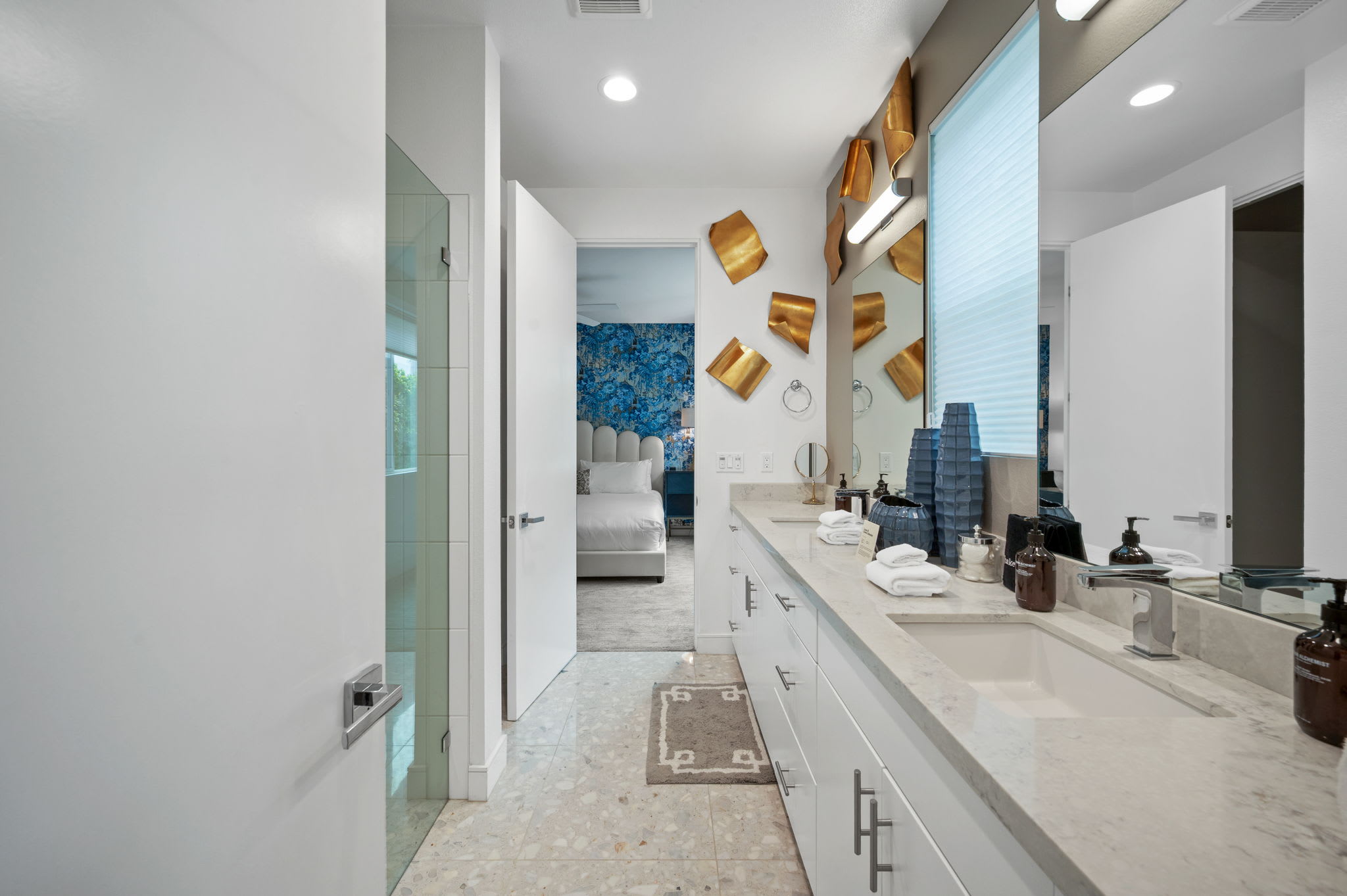 Primary Bathroom | The Dakota in Indian Wells, California by Luxus Vacation Properties