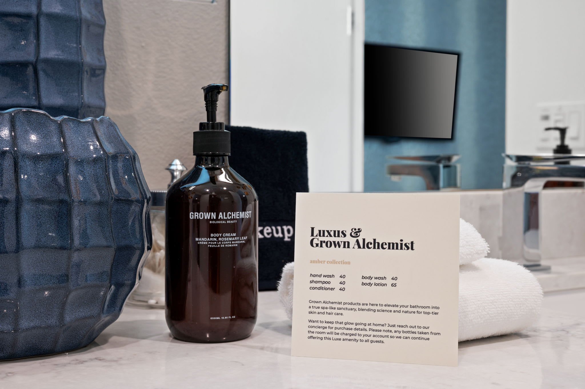 Grown Alchemist Products | The Dakota in Indian Wells, California by Luxus Vacation Properties