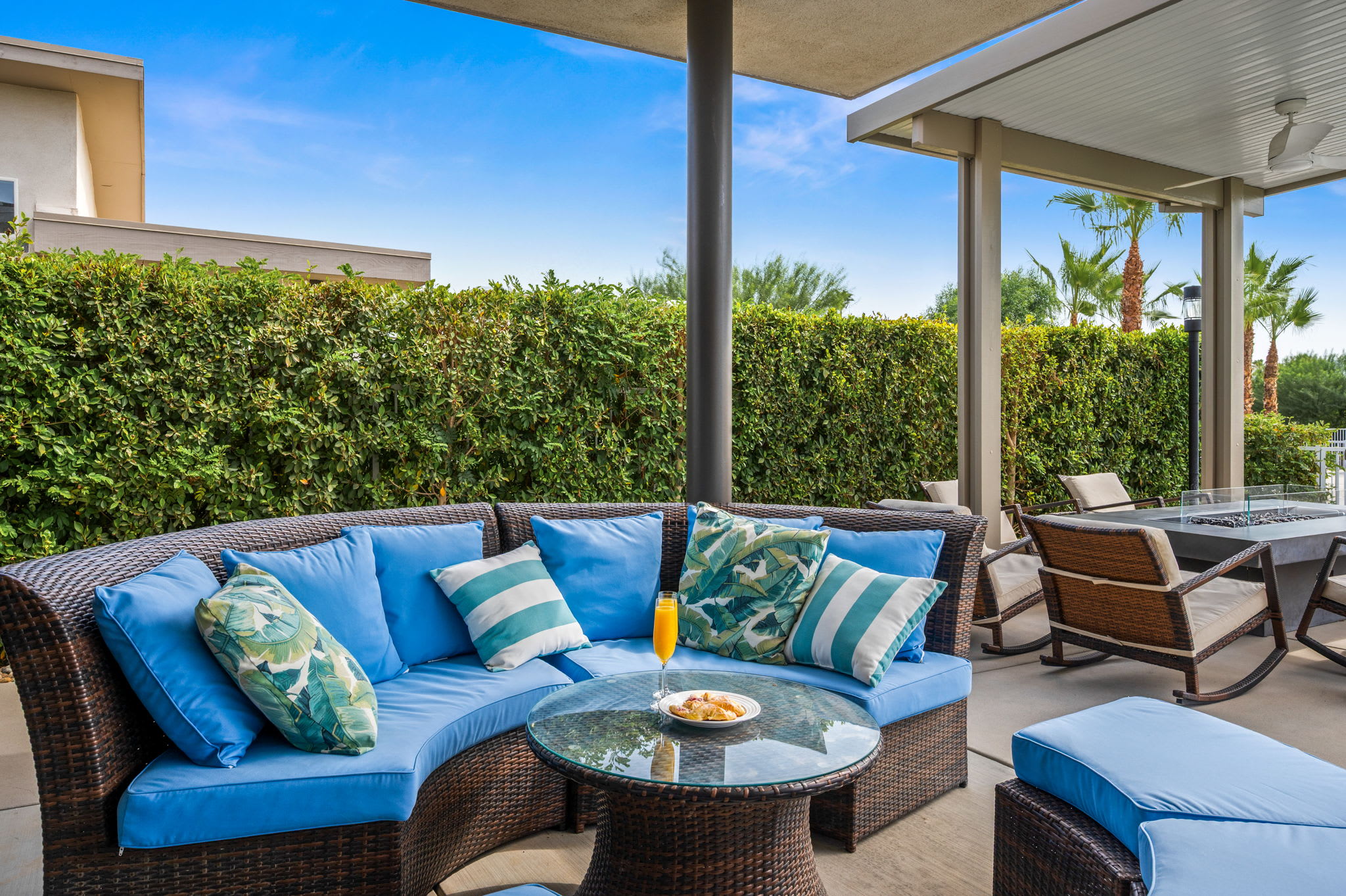 Private Patio | The Dakota in Indian Wells, California by Luxus Vacation Properties