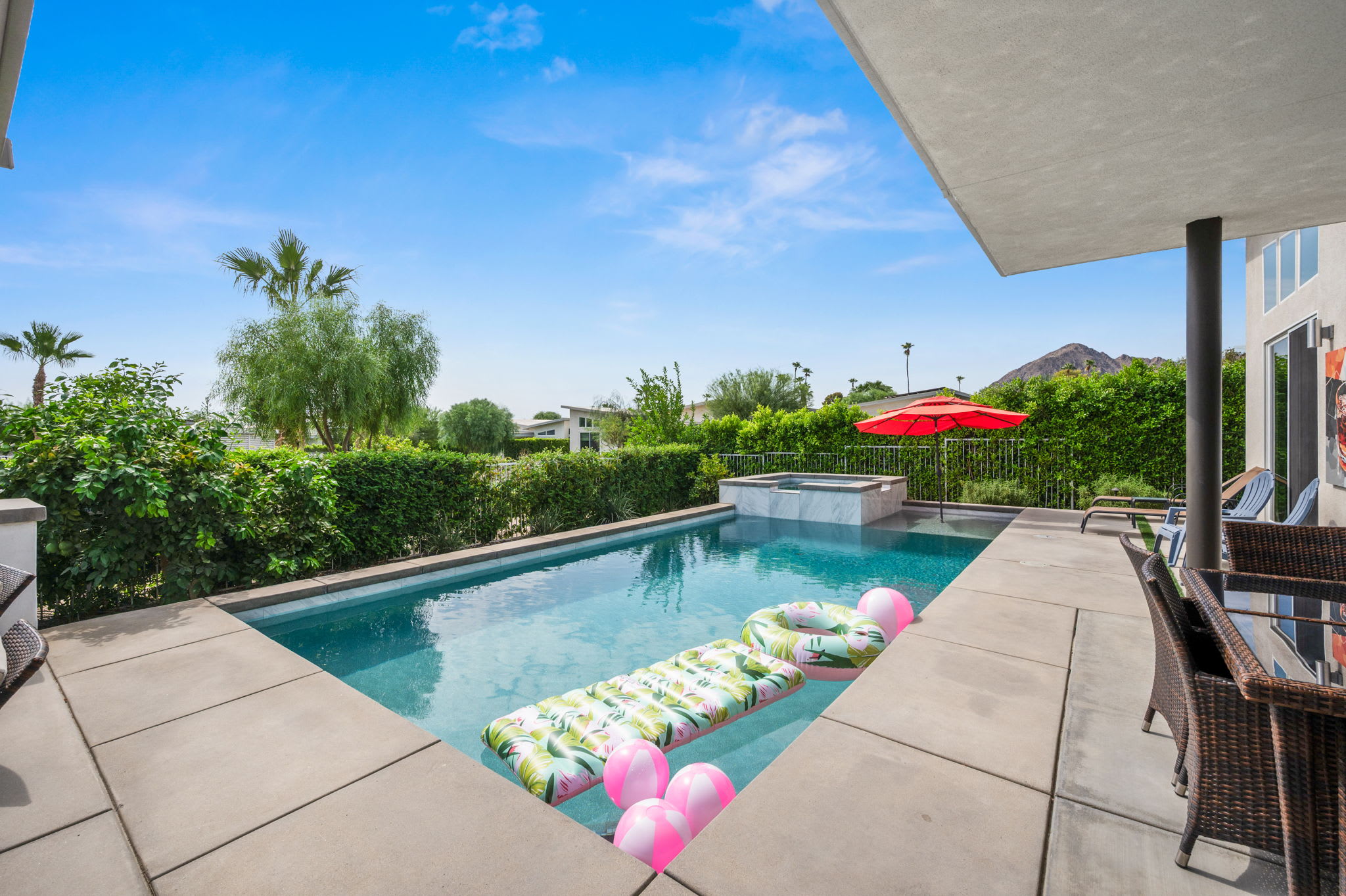 Private Pool & Spa | The Dakota in Indian Wells, California by Luxus Vacation Properties