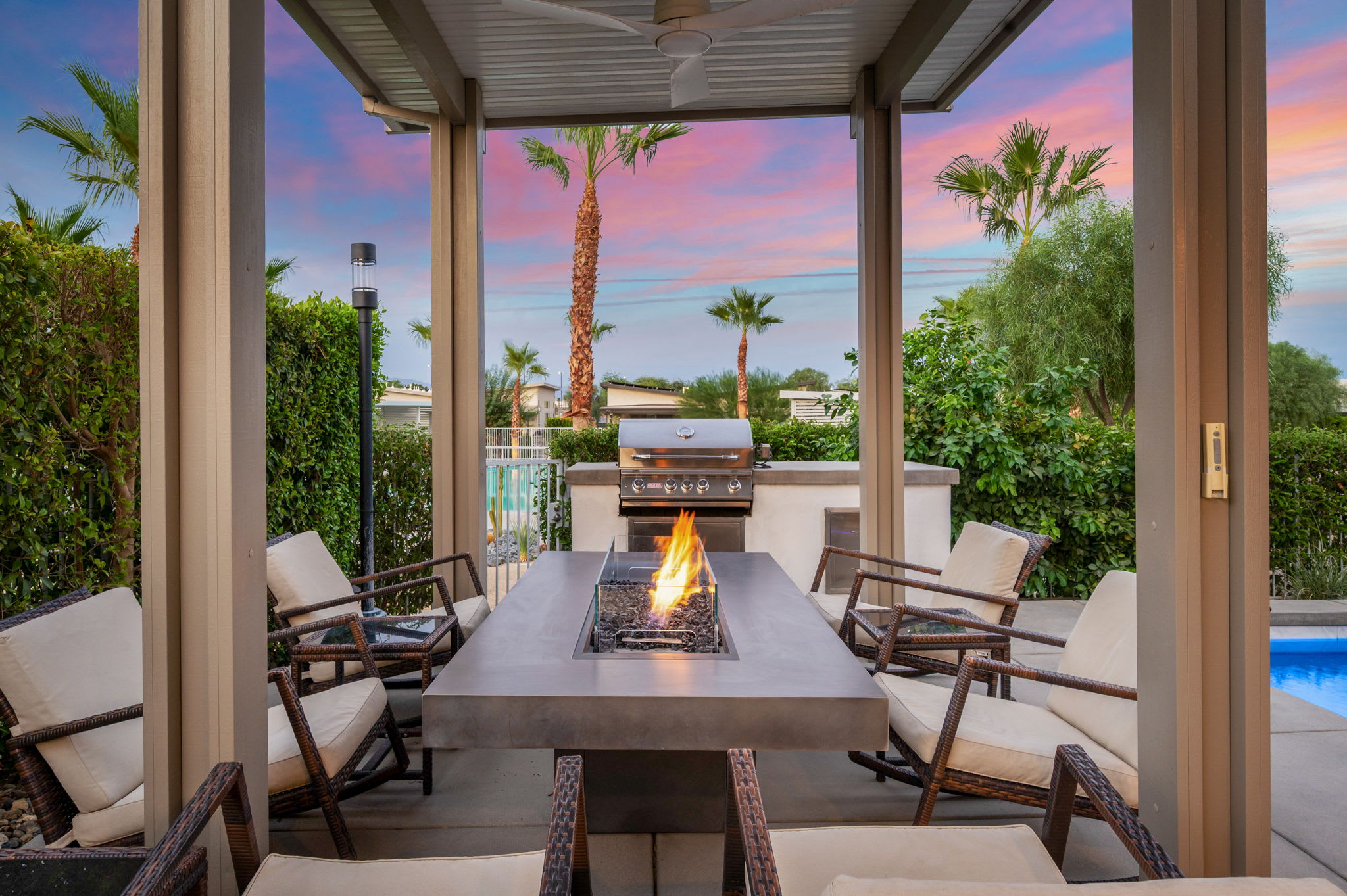 Private Patio | The Dakota in Indian Wells, California by Luxus Vacation Properties