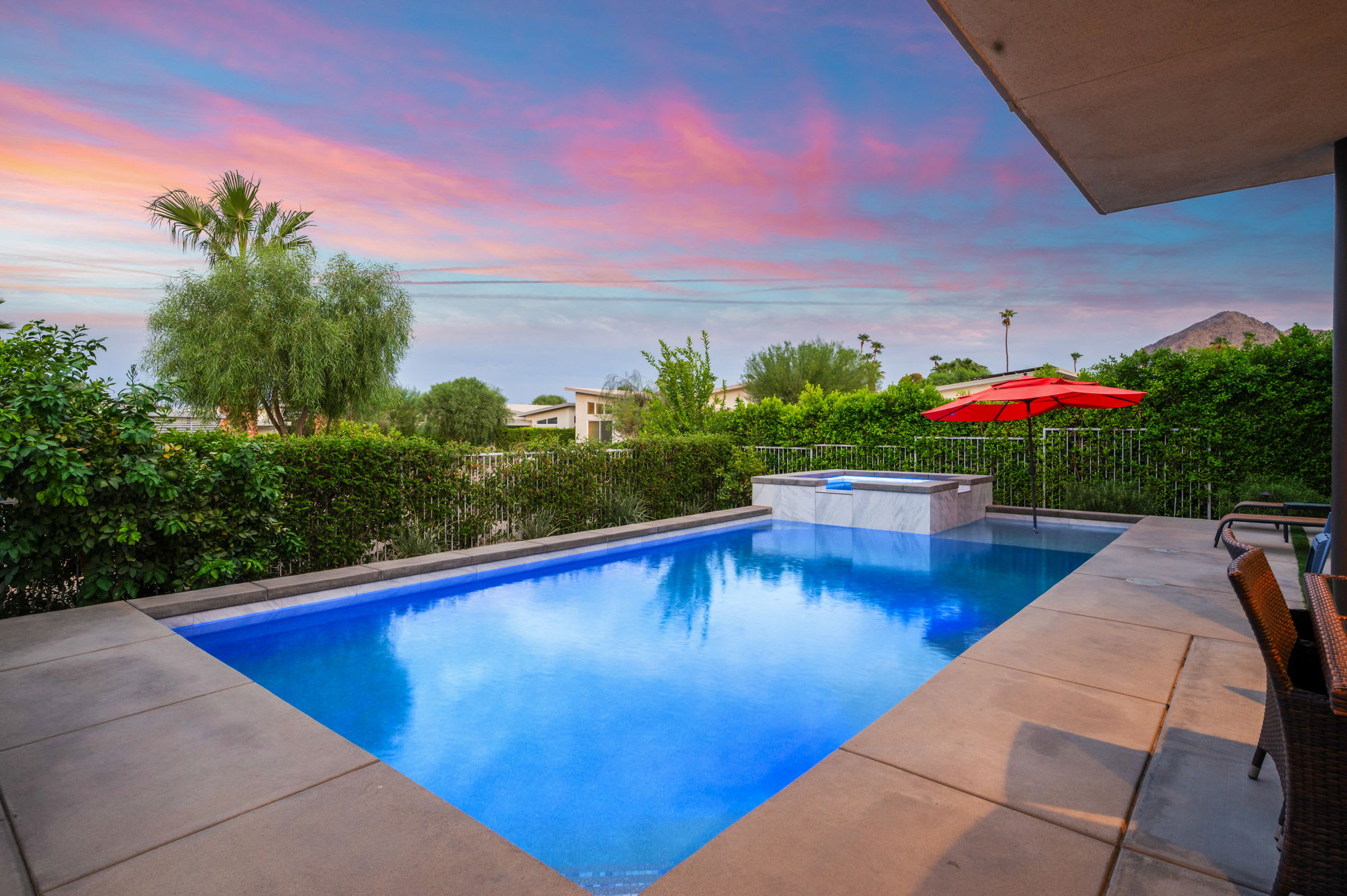 Private Pool & Spa | The Dakota in Indian Wells, California by Luxus Vacation Properties