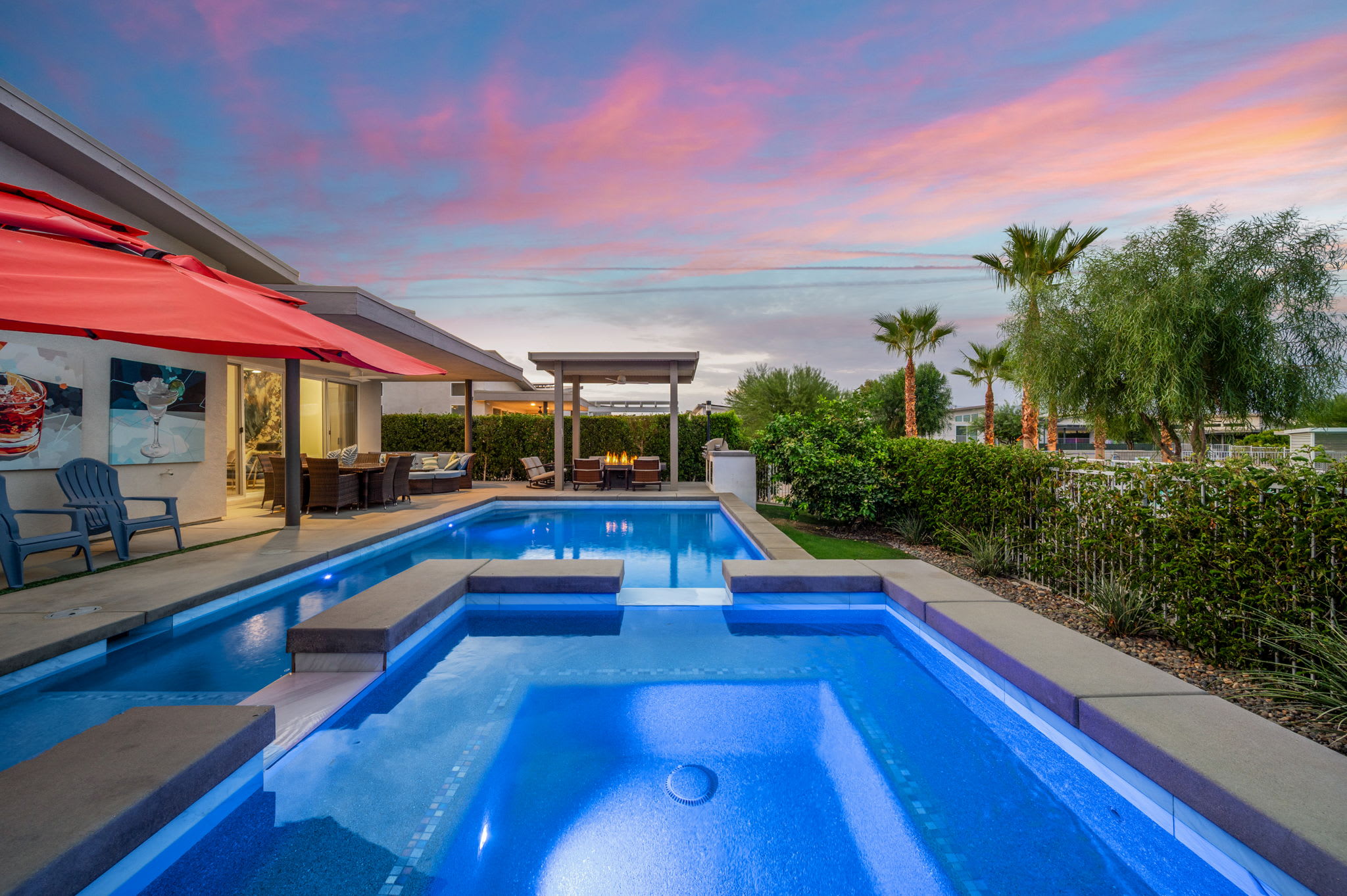 Private Pool & Spa | The Dakota in Indian Wells, California by Luxus Vacation Properties