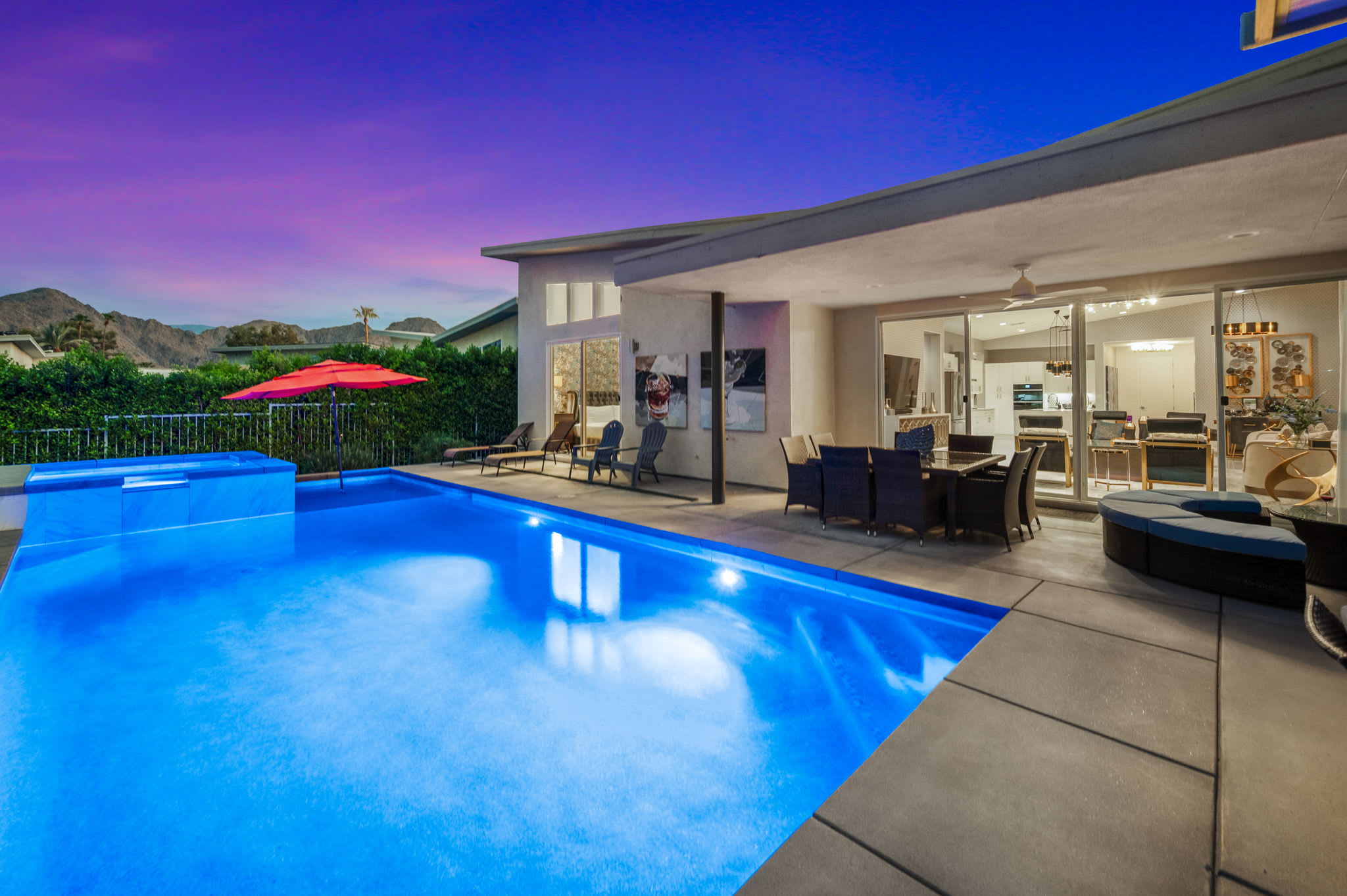 Private Pool & Spa | The Dakota in Indian Wells, California by Luxus Vacation Properties