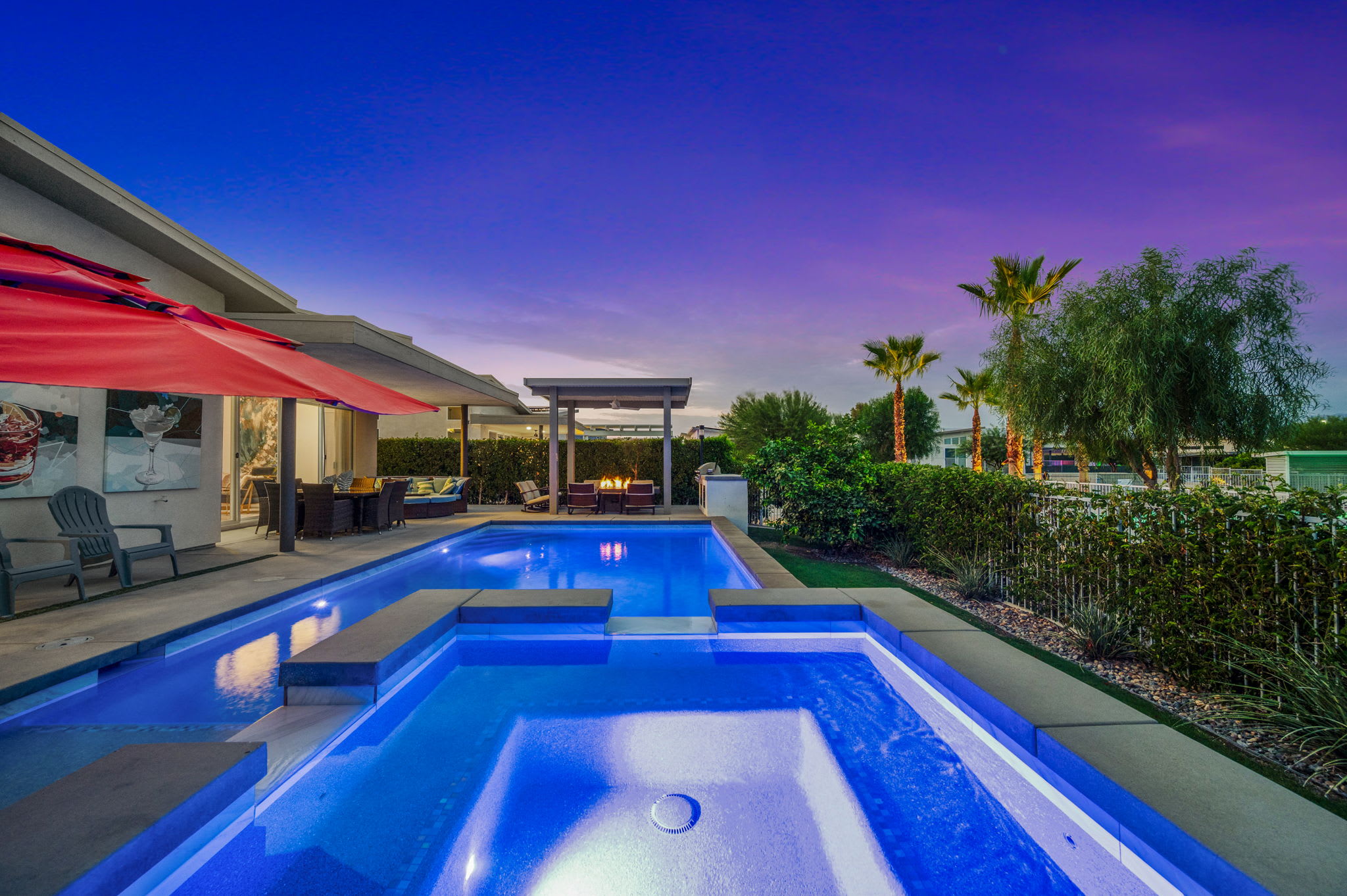 Private Pool & Spa | The Dakota in Indian Wells, California by Luxus Vacation Properties