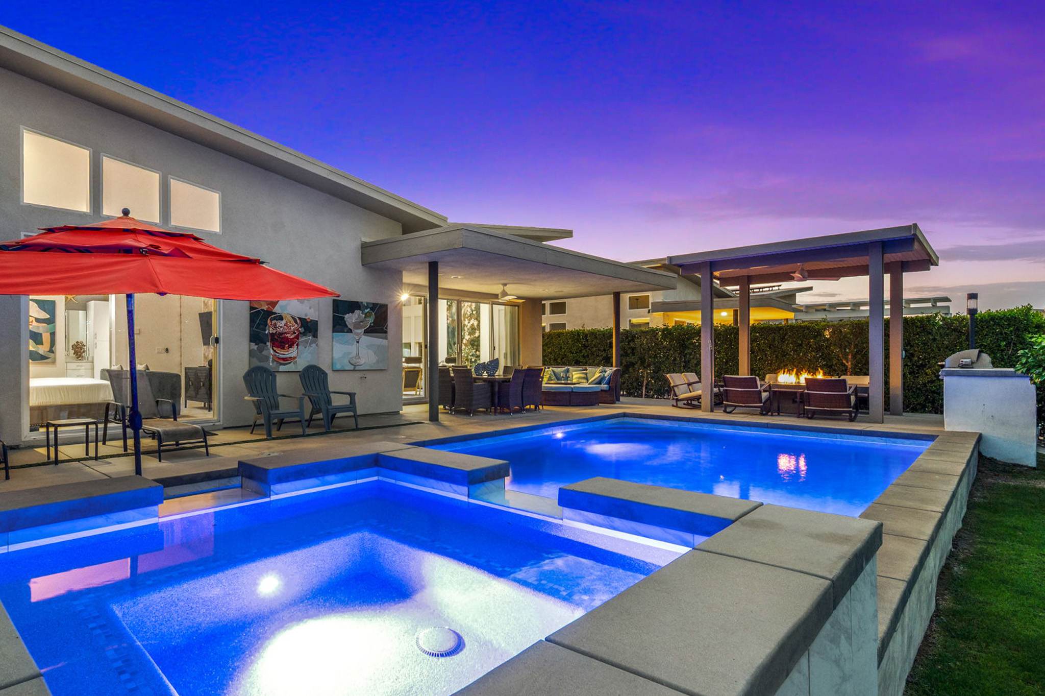 Private Pool & Spa | The Dakota in Indian Wells, California by Luxus Vacation Properties