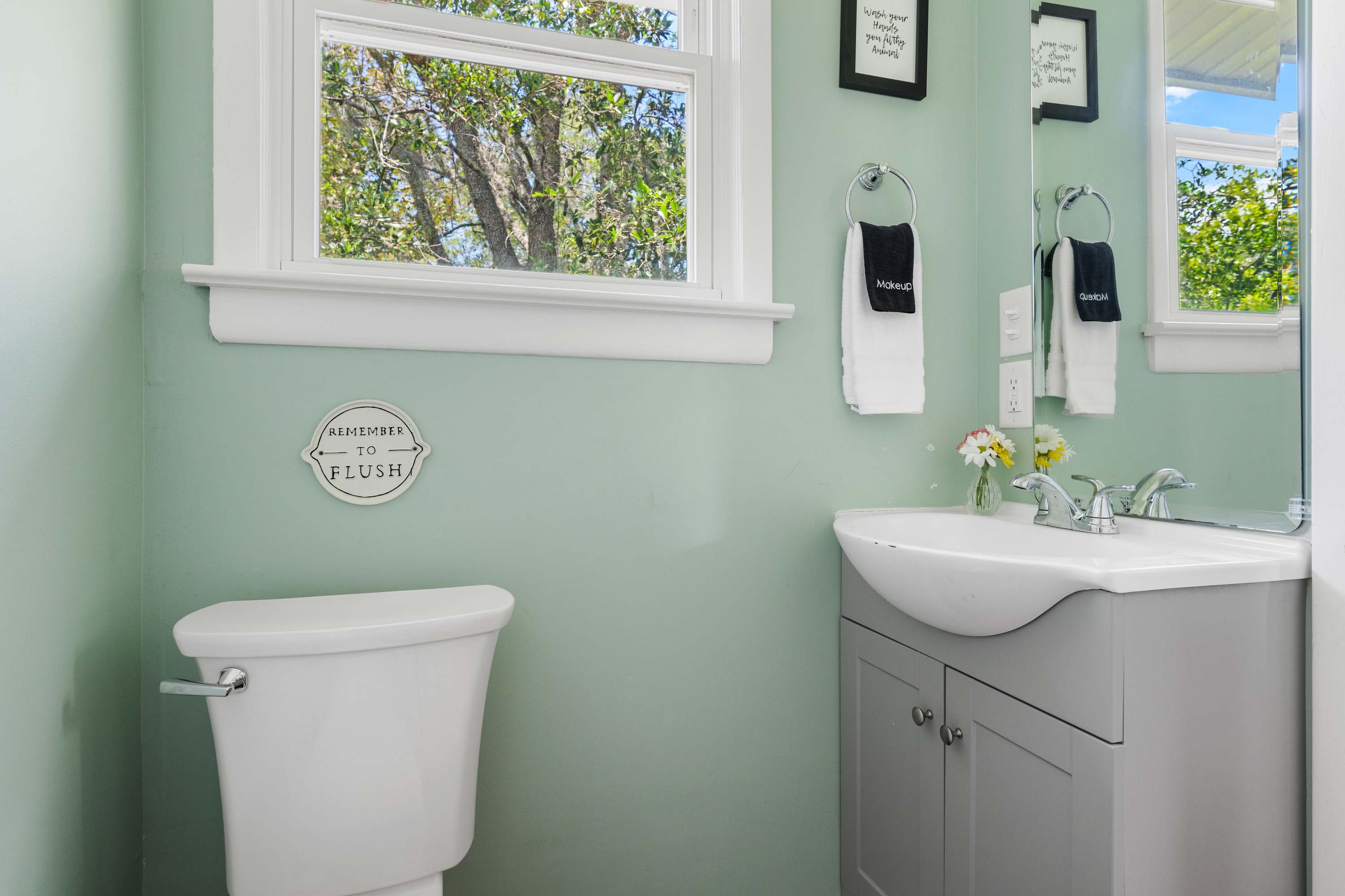 Bathroom with walk-in shower 