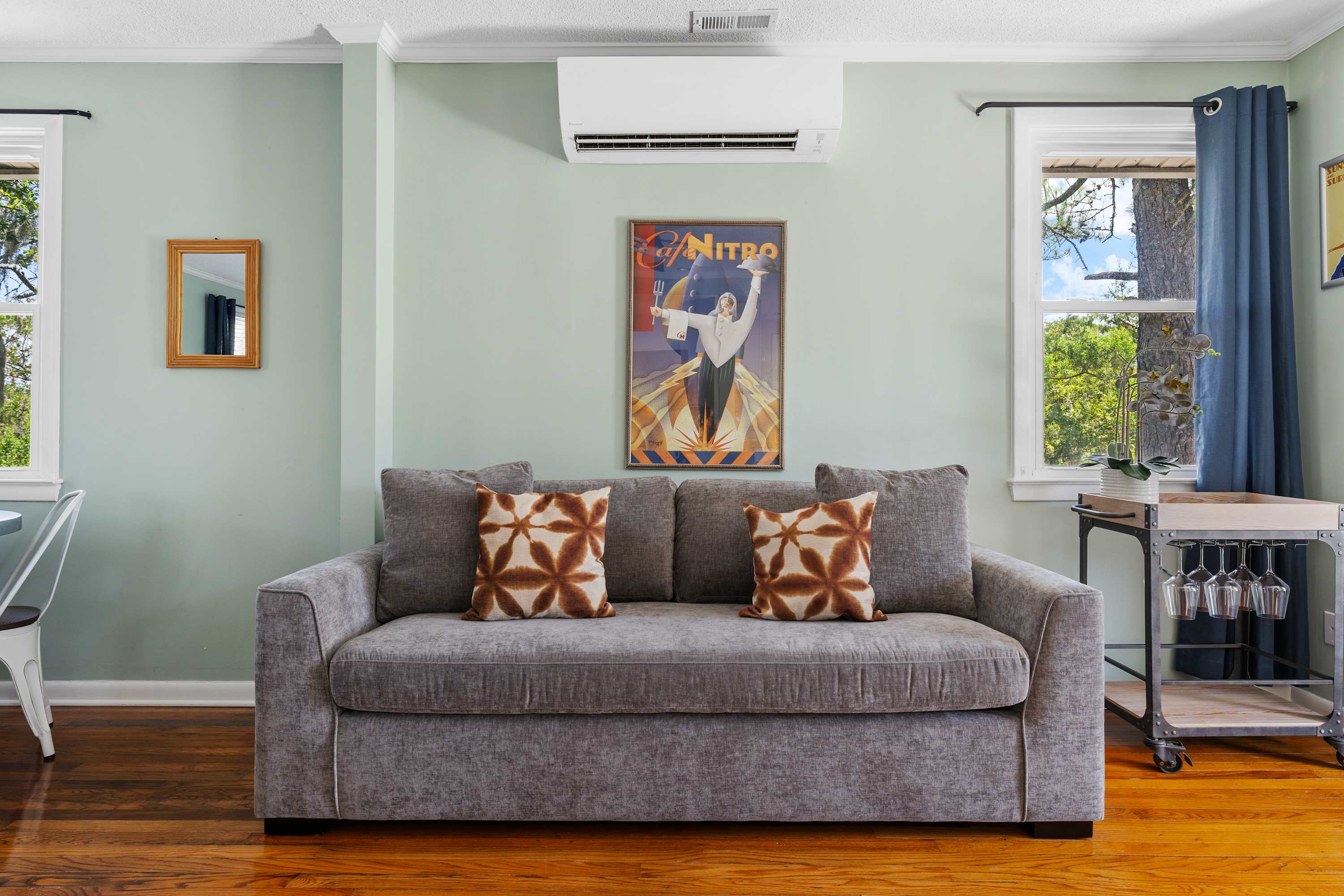 Couch and Smart TV