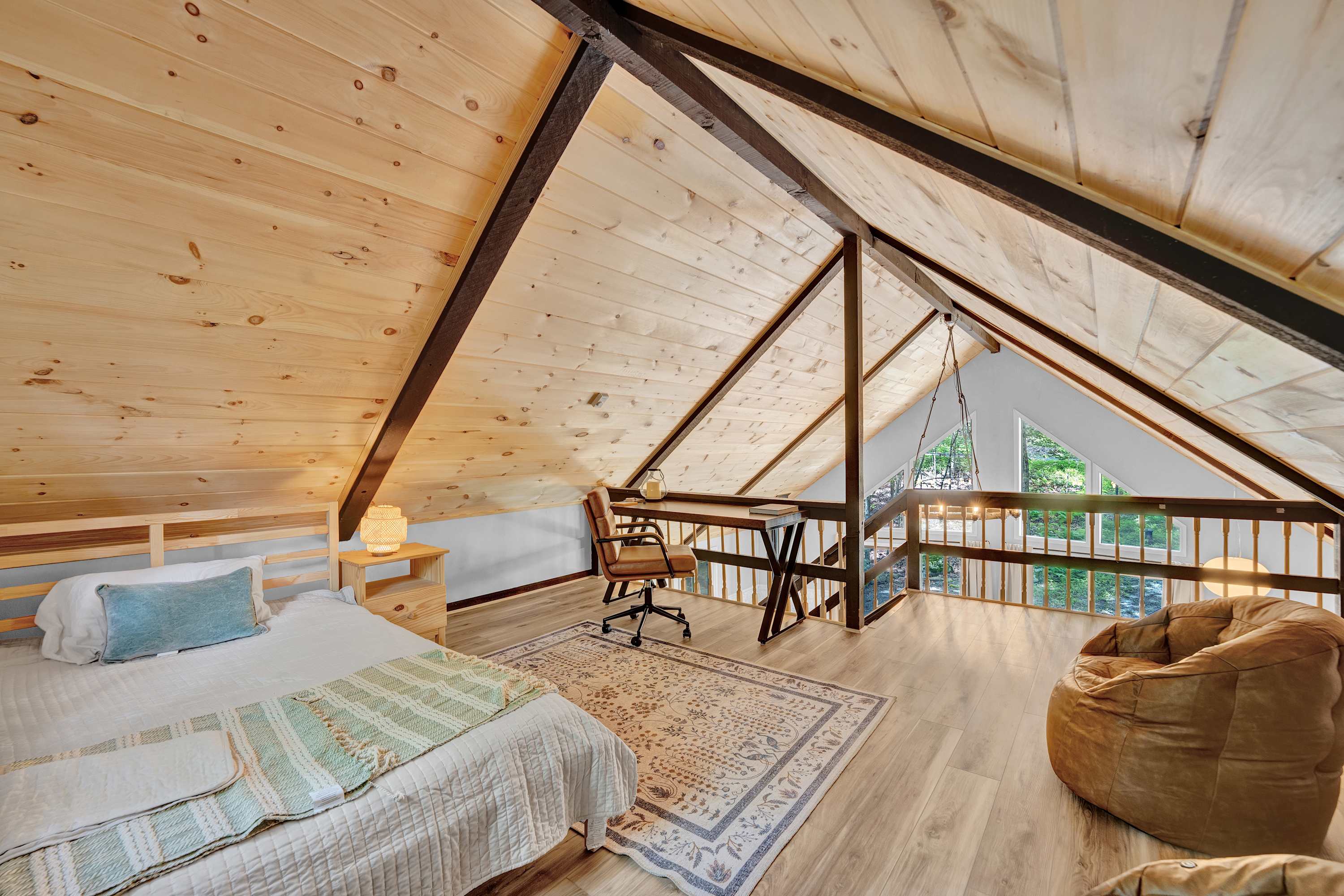 The Black Pocono Chalet |  Modern Cabin in Nature