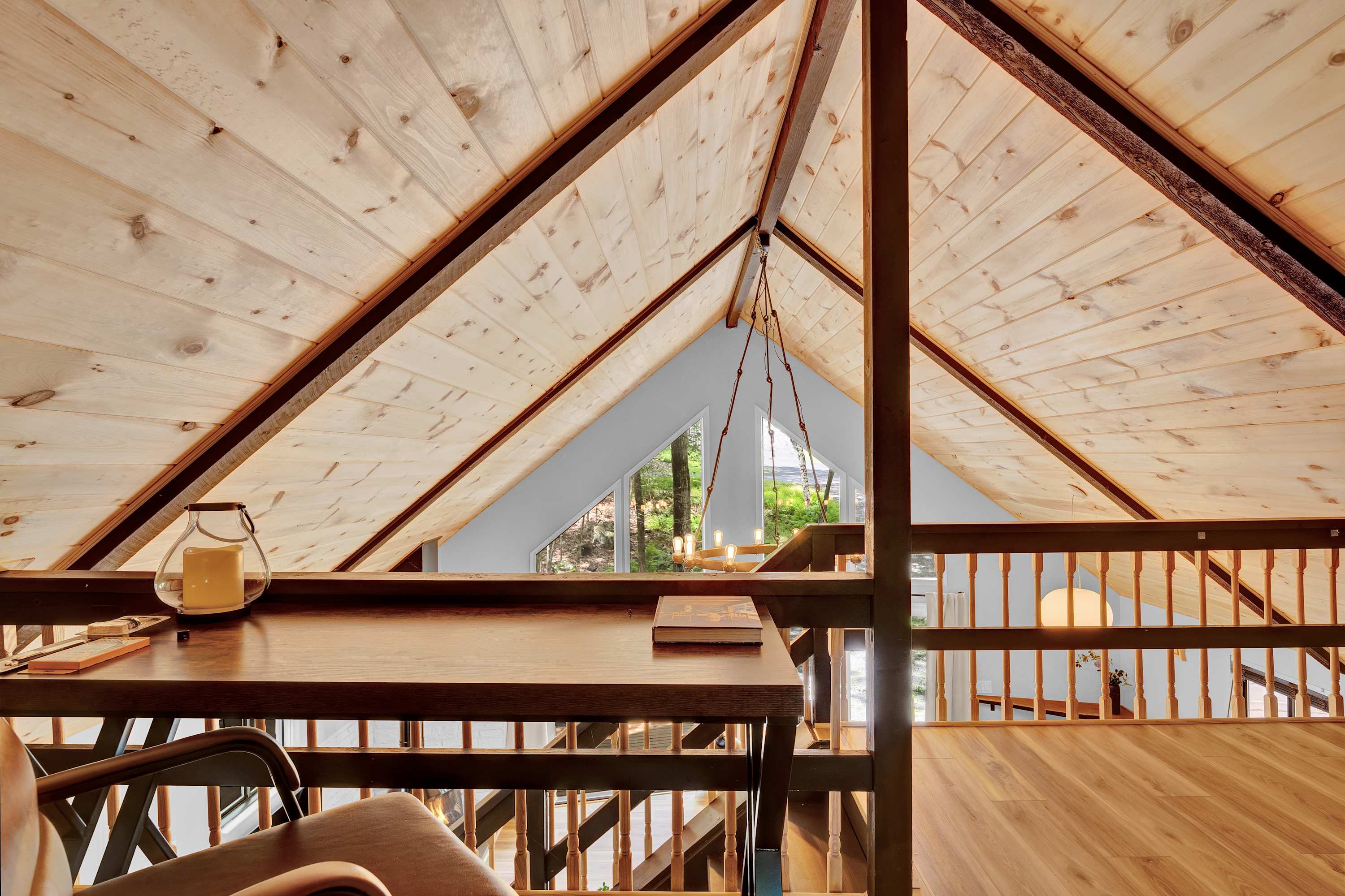 The Black Pocono Chalet |  Modern Cabin in Nature