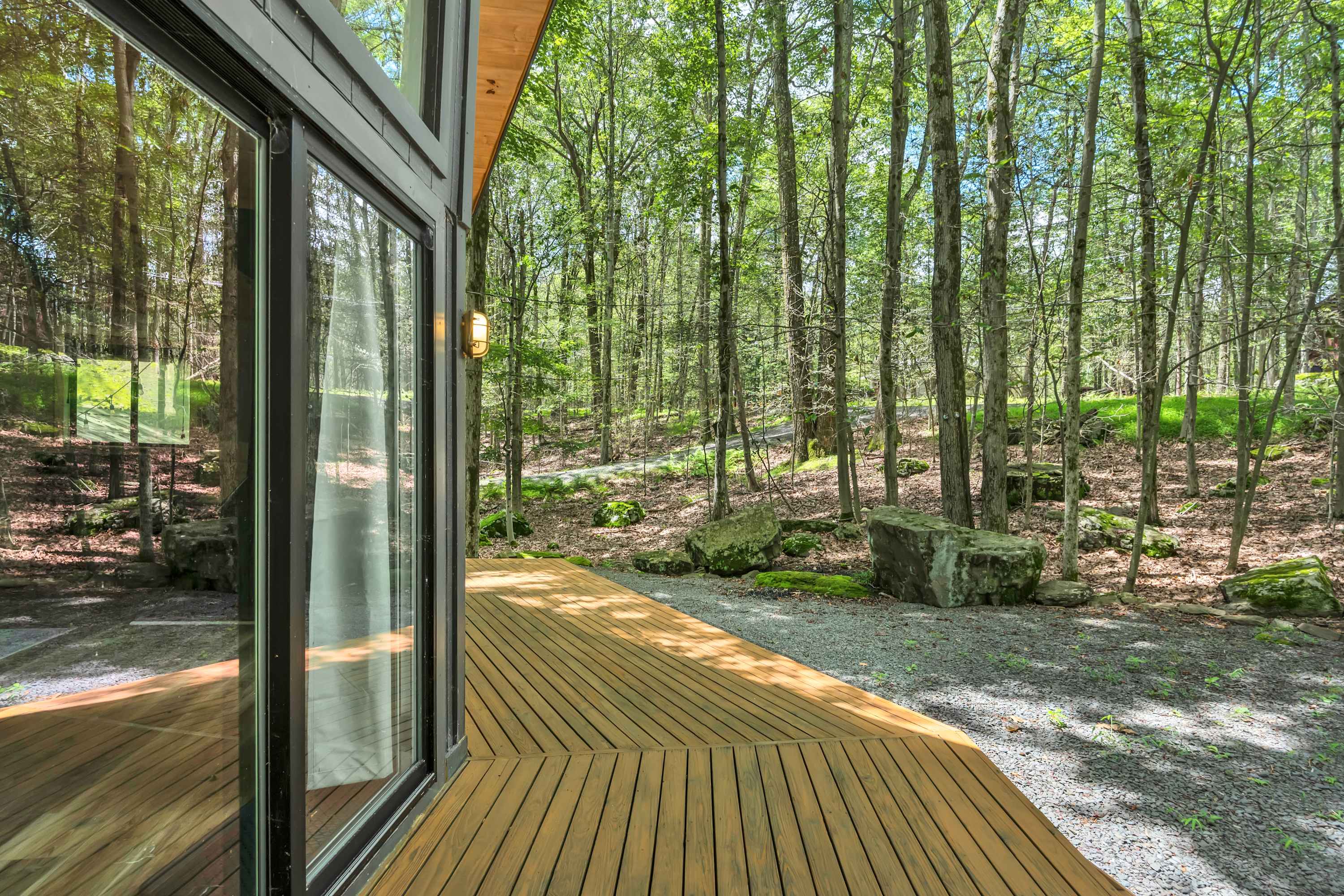 The Black Pocono Chalet |  Modern Cabin in Nature