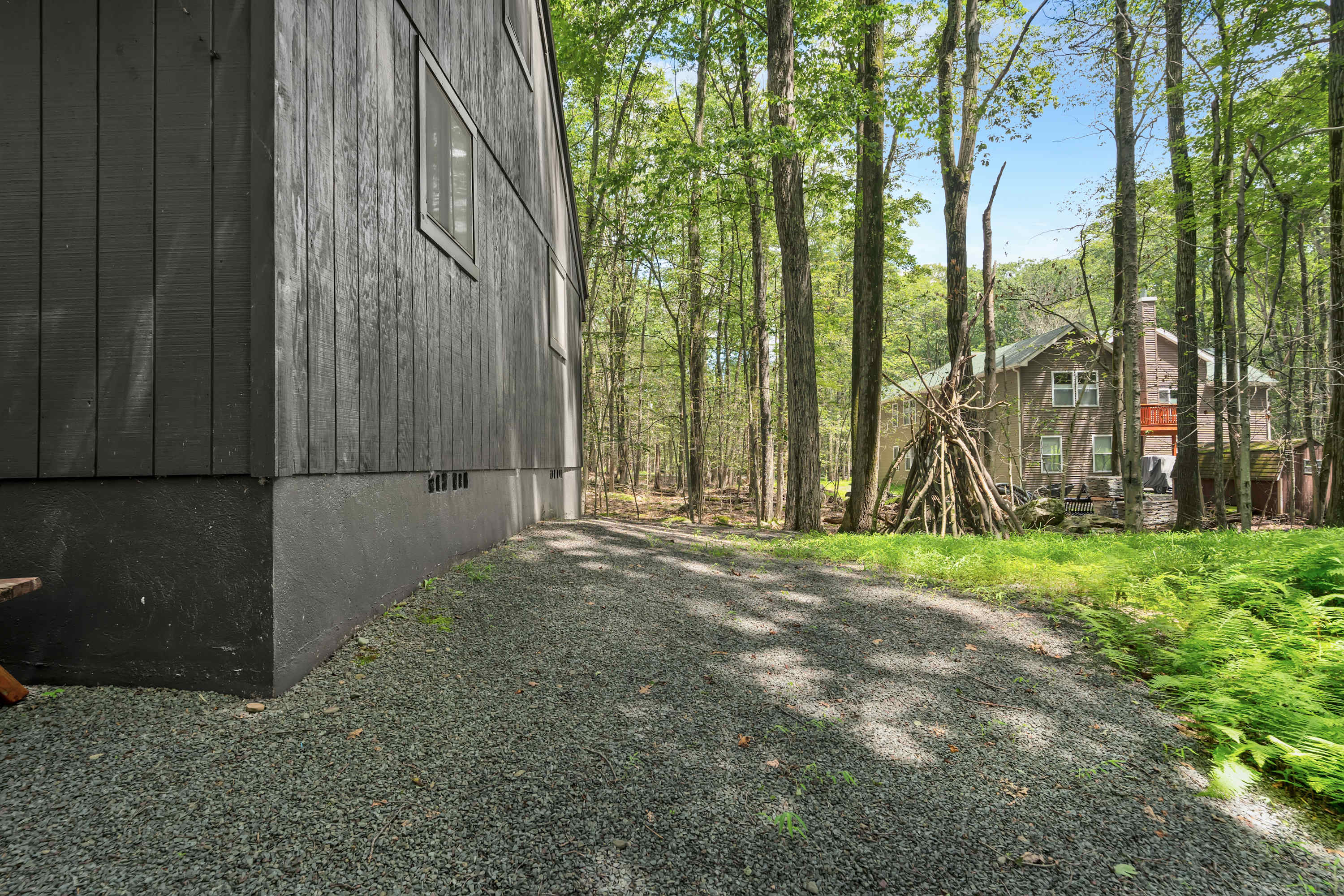 The Black Pocono Chalet |  Modern Cabin in Nature
