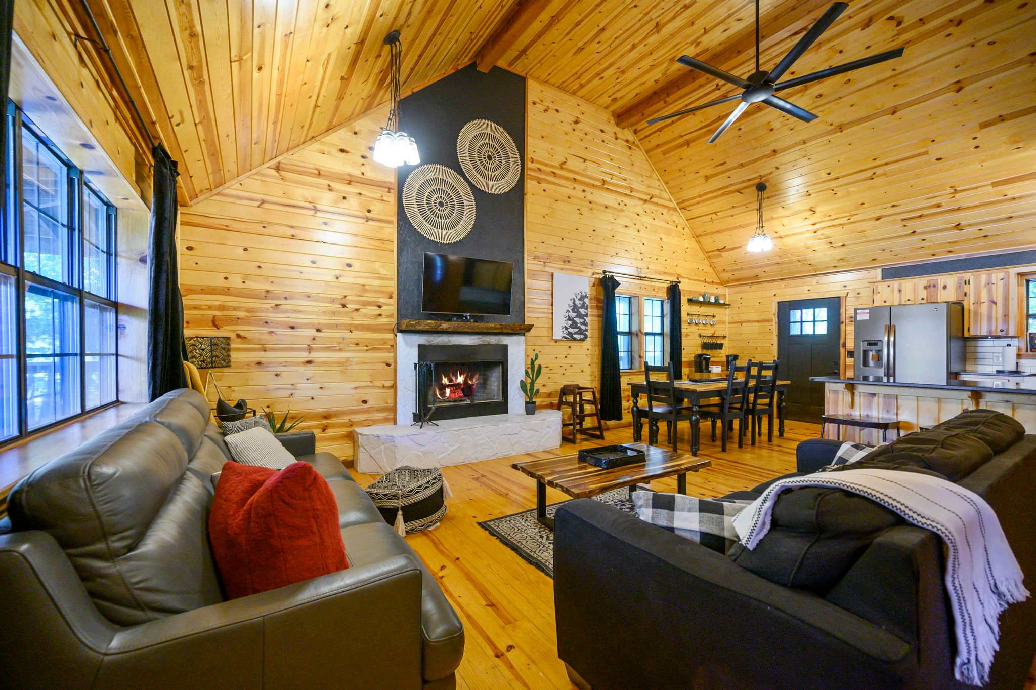 Featured Property Kalo Cabin |Secluded | hot tub | pond | firepit