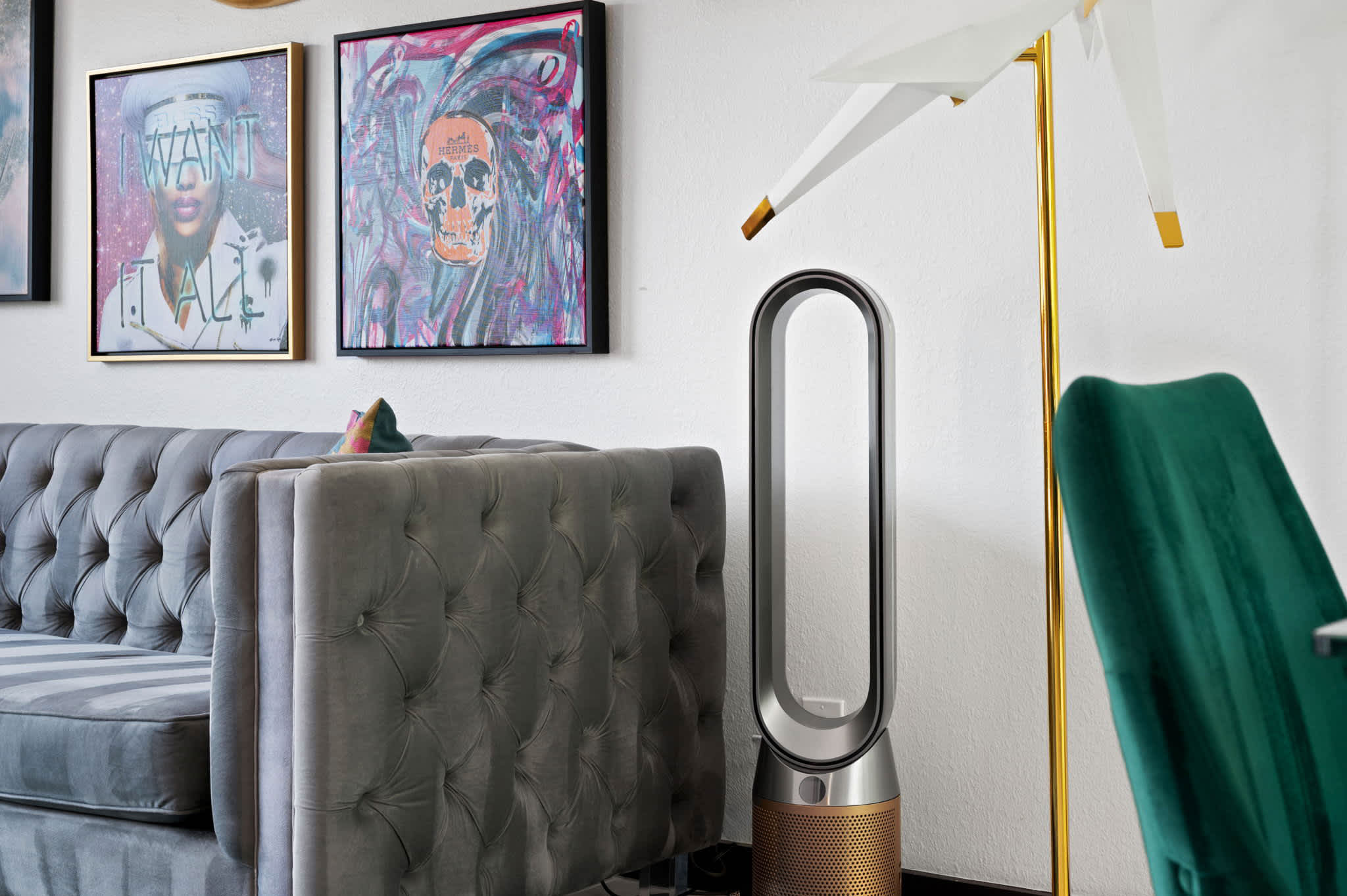 Dyson Air Purifier | Nova Mae in Palm Springs, California by Luxus Vacation Properties