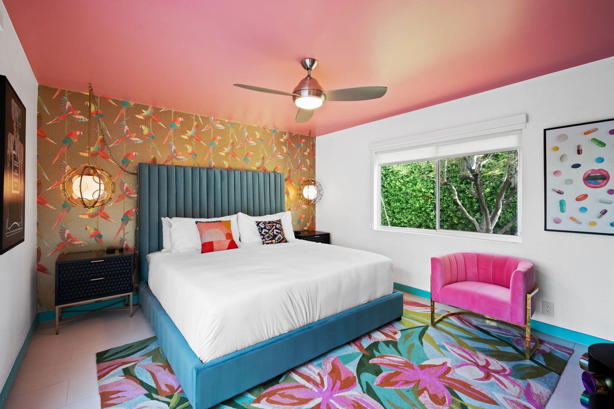 Primary Bedroom | Nova Mae in Palm Springs, California by Luxus Vacation Properties