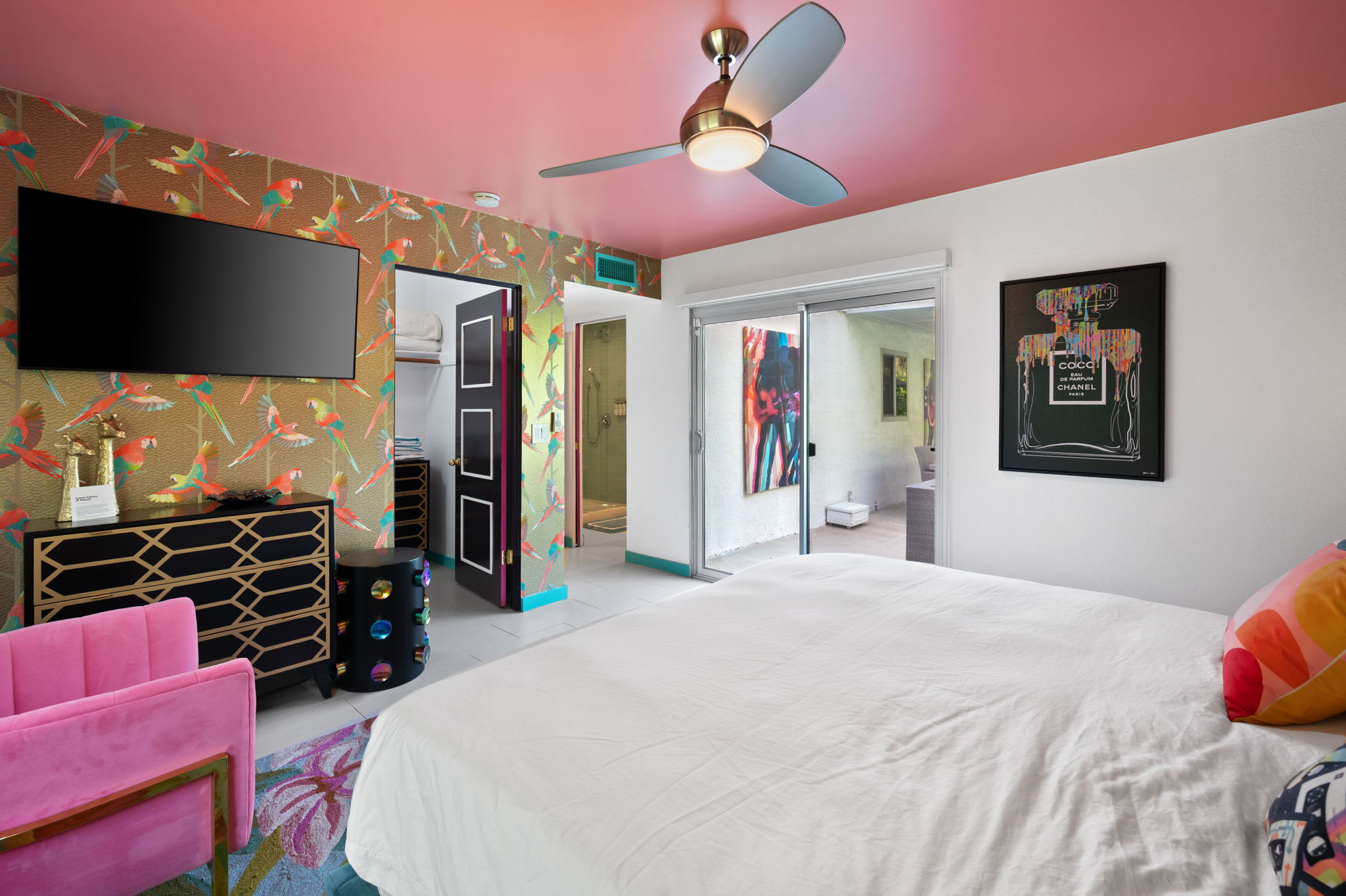 Primary Bedroom | Nova Mae in Palm Springs, California by Luxus Vacation Properties