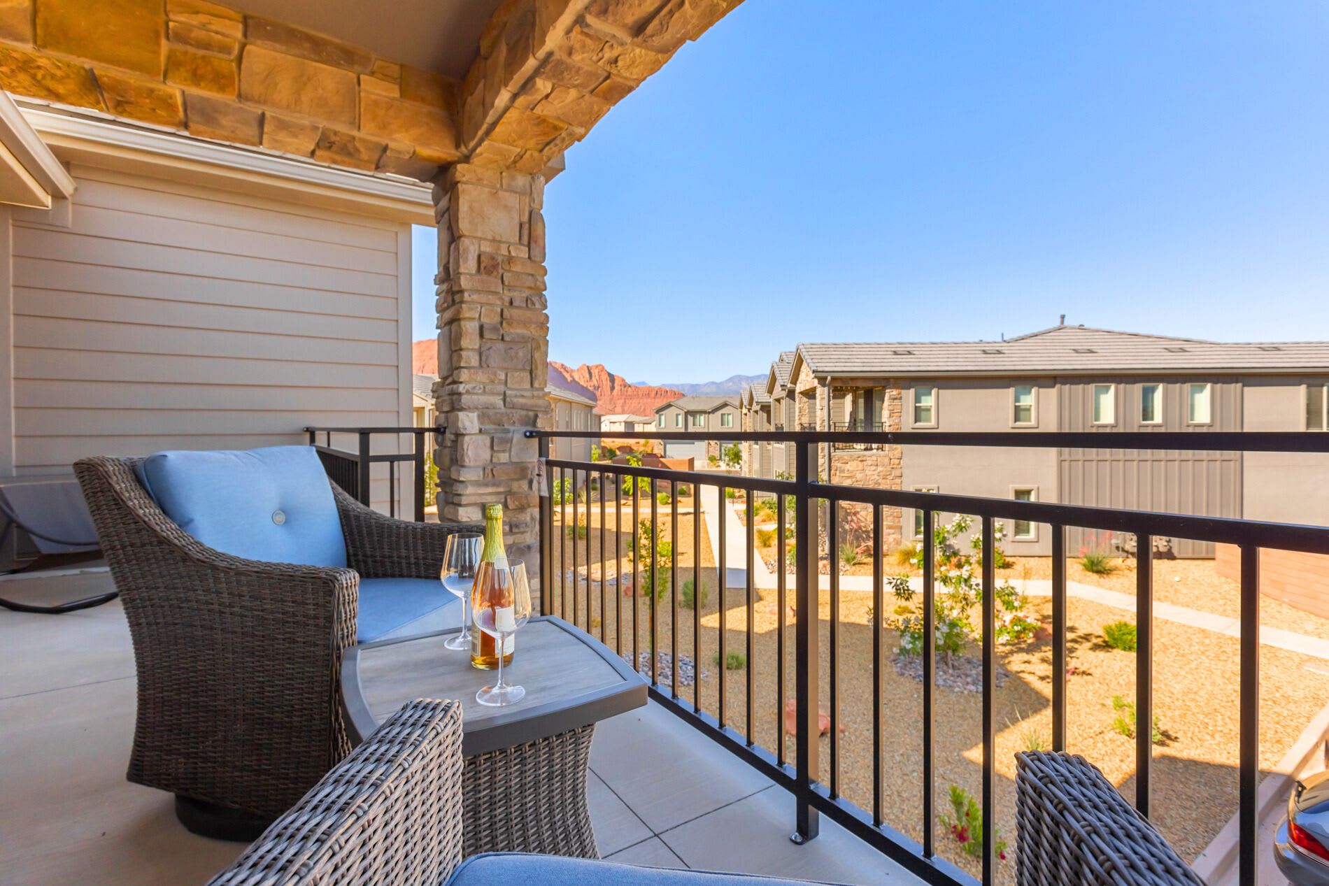 Balcony gets wide open views