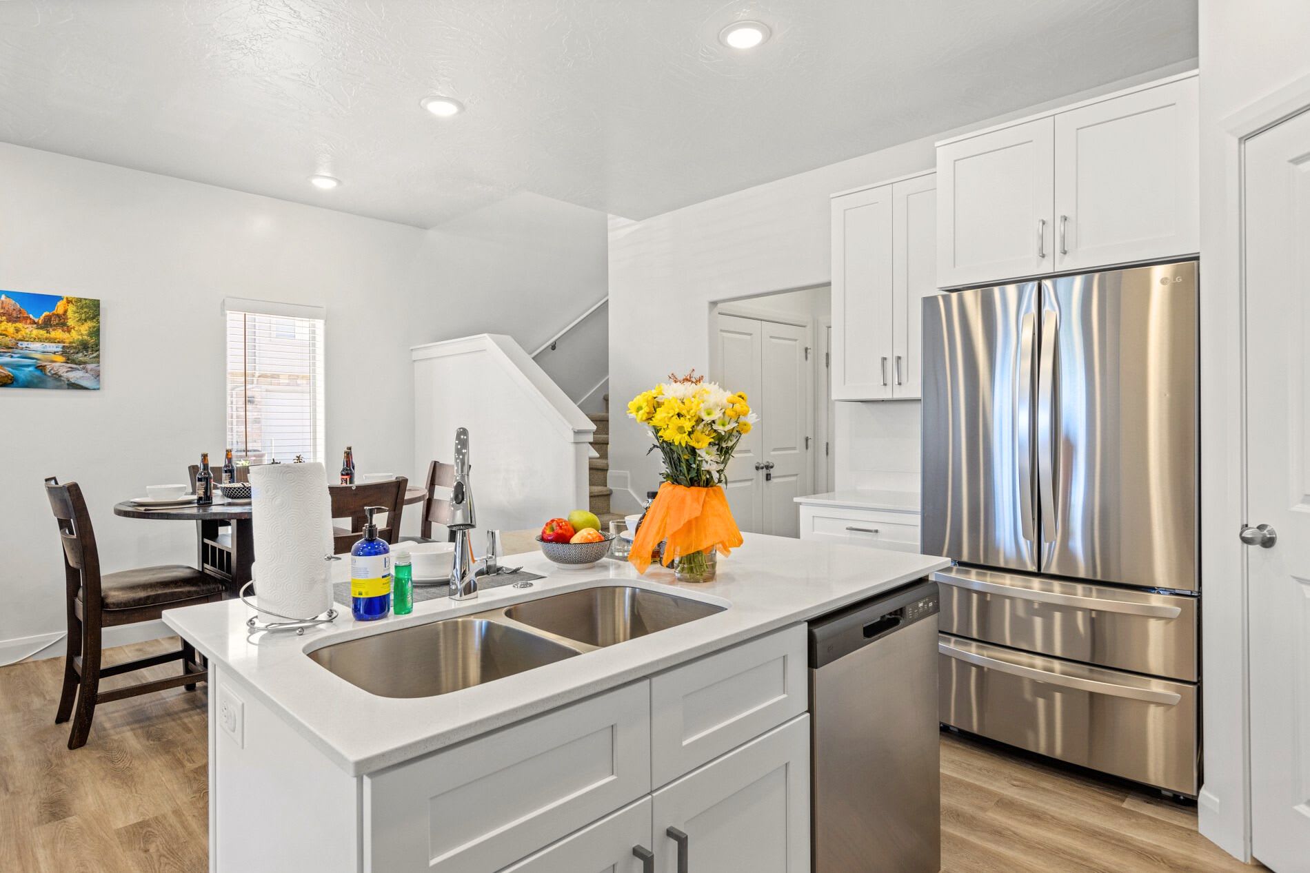Kitchen and dining space