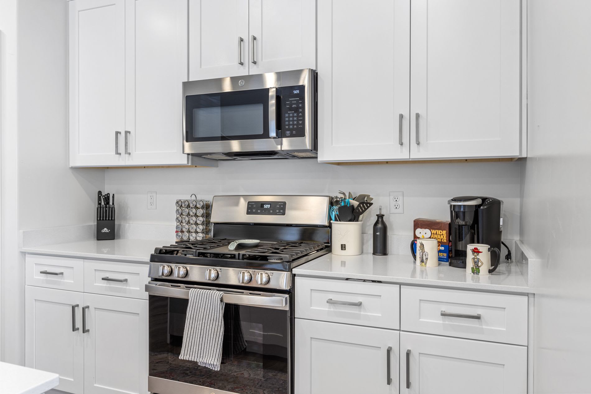 Kitchen has the essentials you need to get started