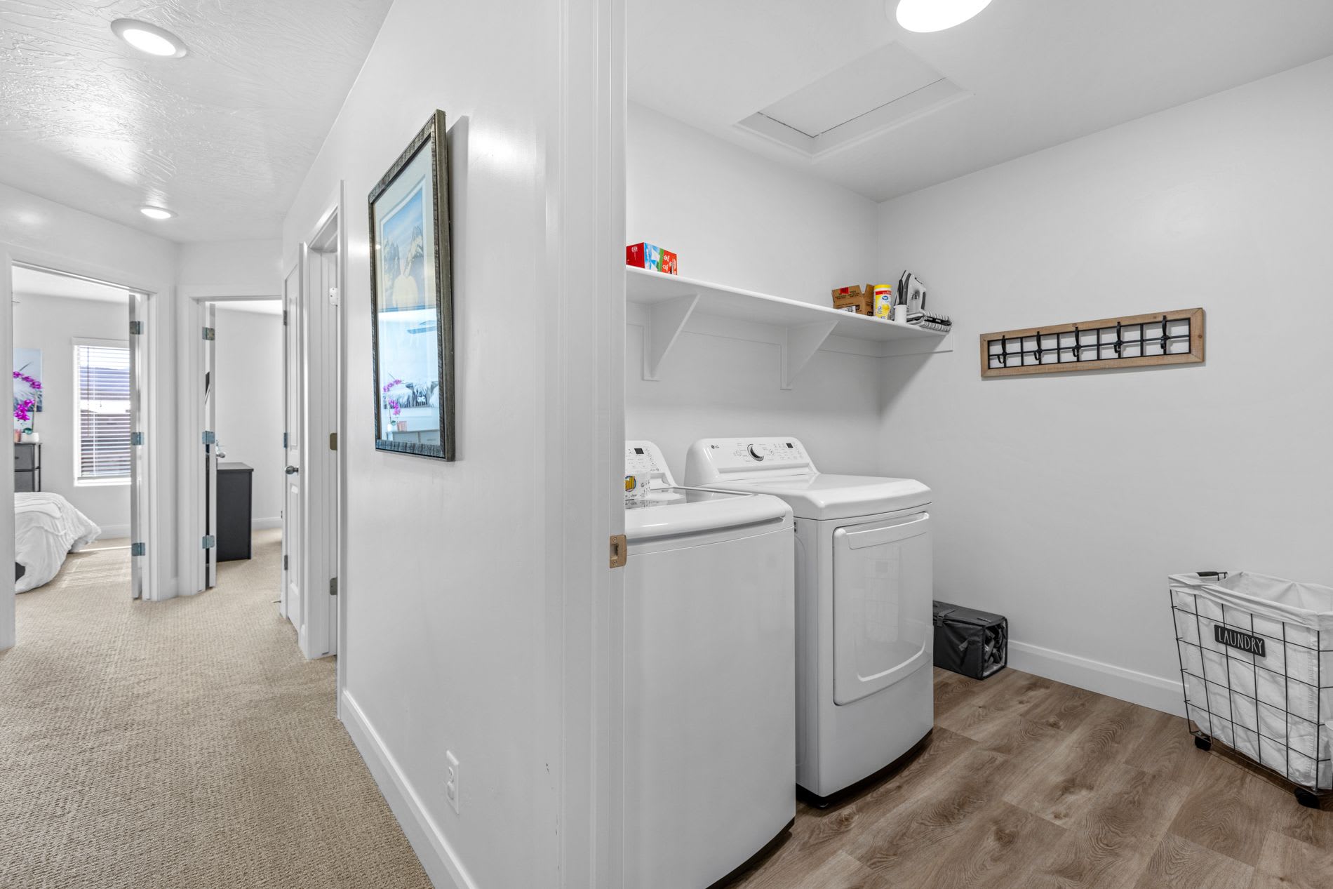 Laundry area – you're all set for a prolonged stay!
