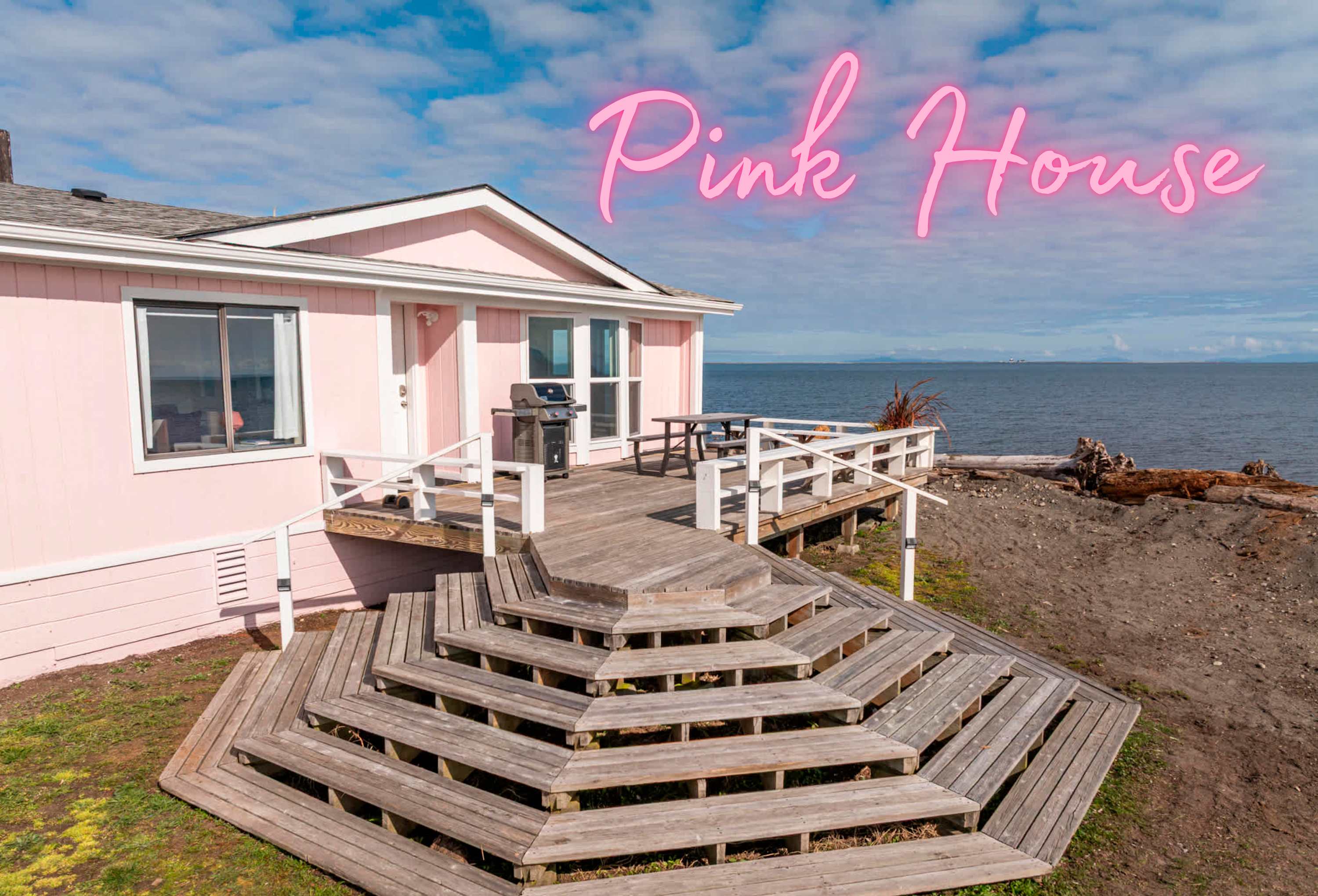 The Pink House - Dungeness Waterfront Home — Sequim, WA — vacation rental